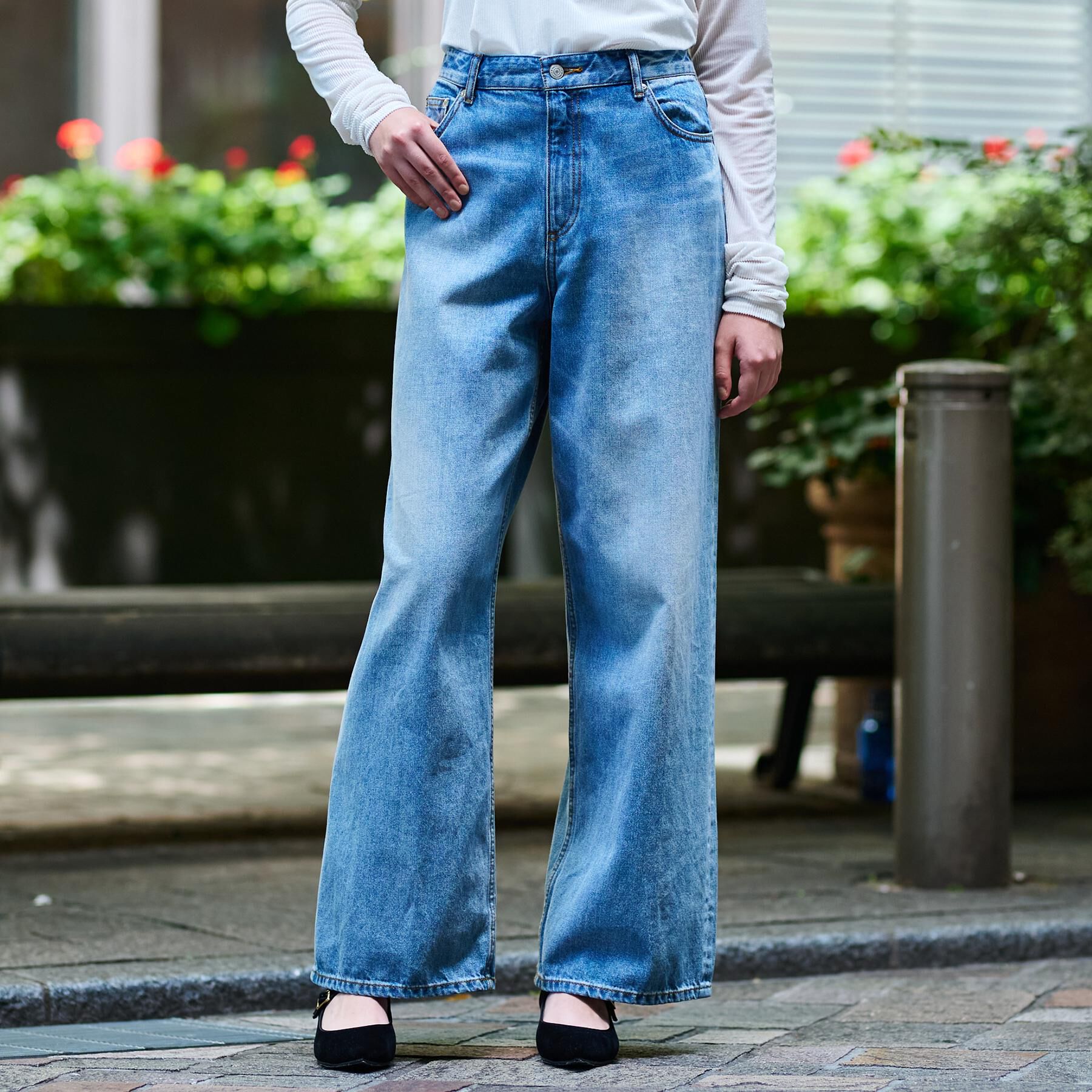 DRESSTERIOR「【大人百花モデル美香さん着用/CLASSY.12月号/otonaMUSE11月号掲載】ヴィンテージ加」|デニム|