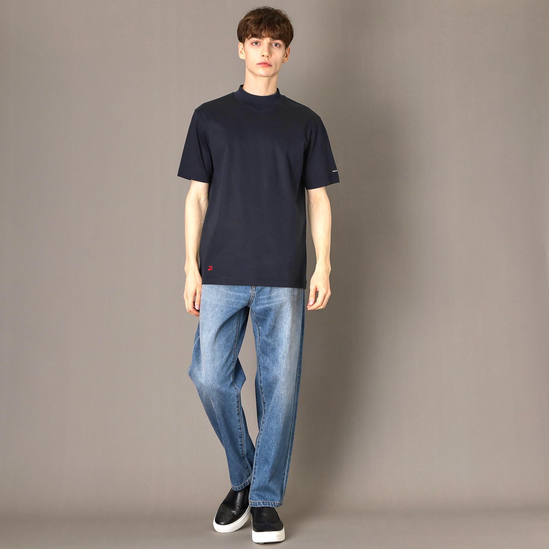 DRESSTERIOR「【接触冷感/抗菌防臭/消臭】ICE CLEAR COTTON モックネックT」|Tシャツ・カットソー|