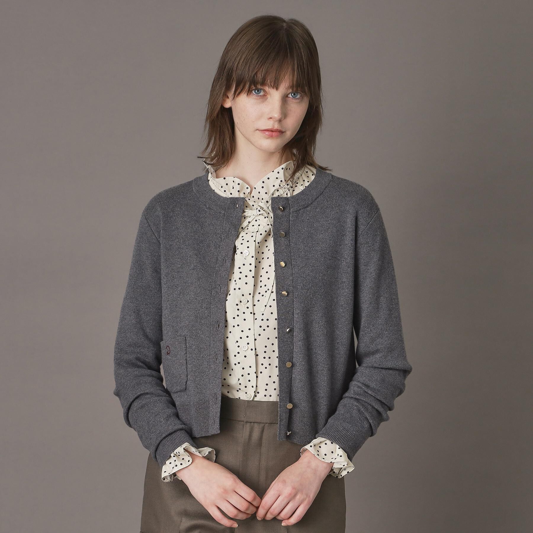 DRESSTERIOR「【洗える/カシミヤ混】ウォッシャブルコットンカシミヤカーディガン」|カーディガン|