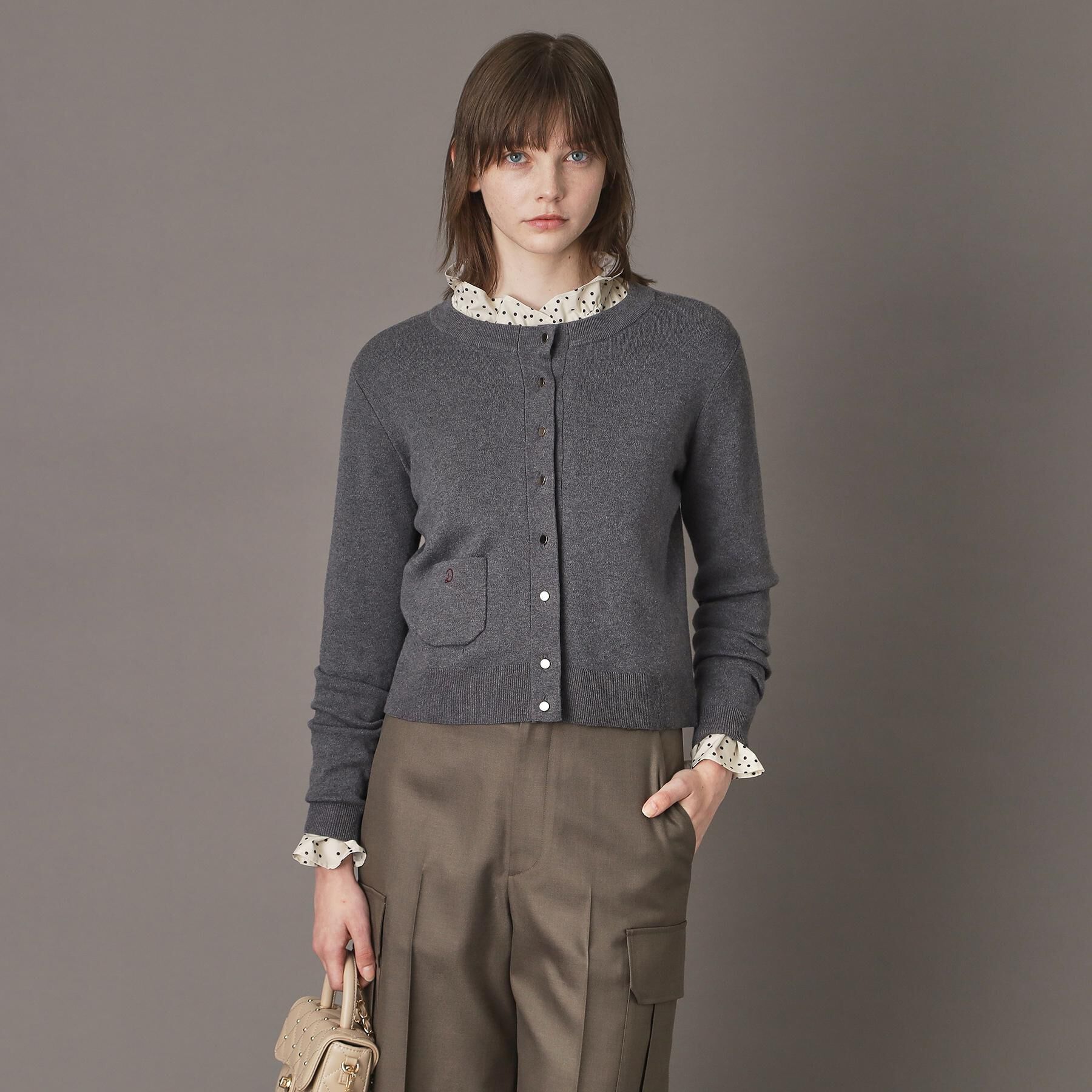 DRESSTERIOR「【洗える/カシミヤ混】ウォッシャブルコットンカシミヤカーディガン」|カーディガン|