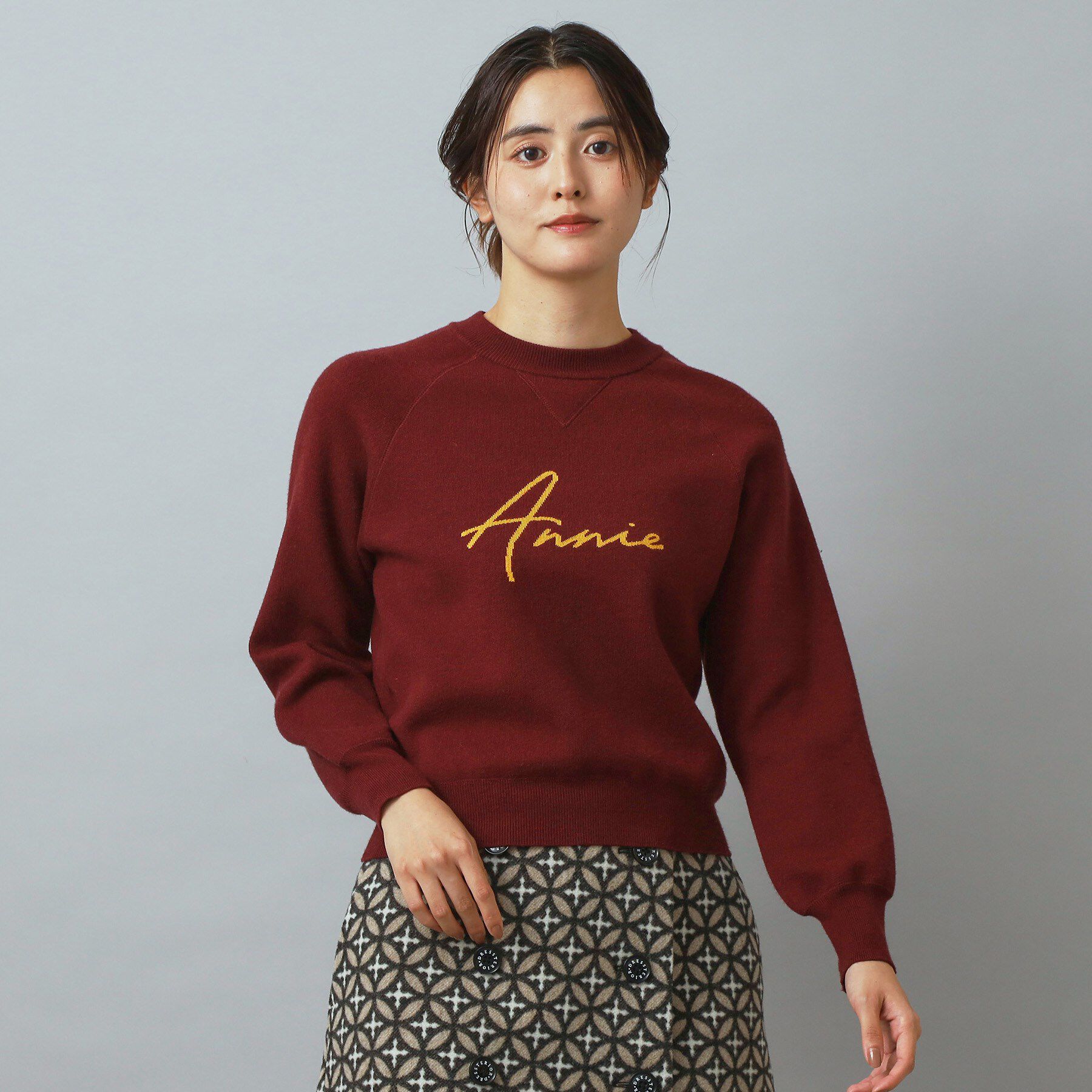 DRESSTERIOR「【CLASSY.12月号掲載】アニージャカードニット」|ニット・セーター|