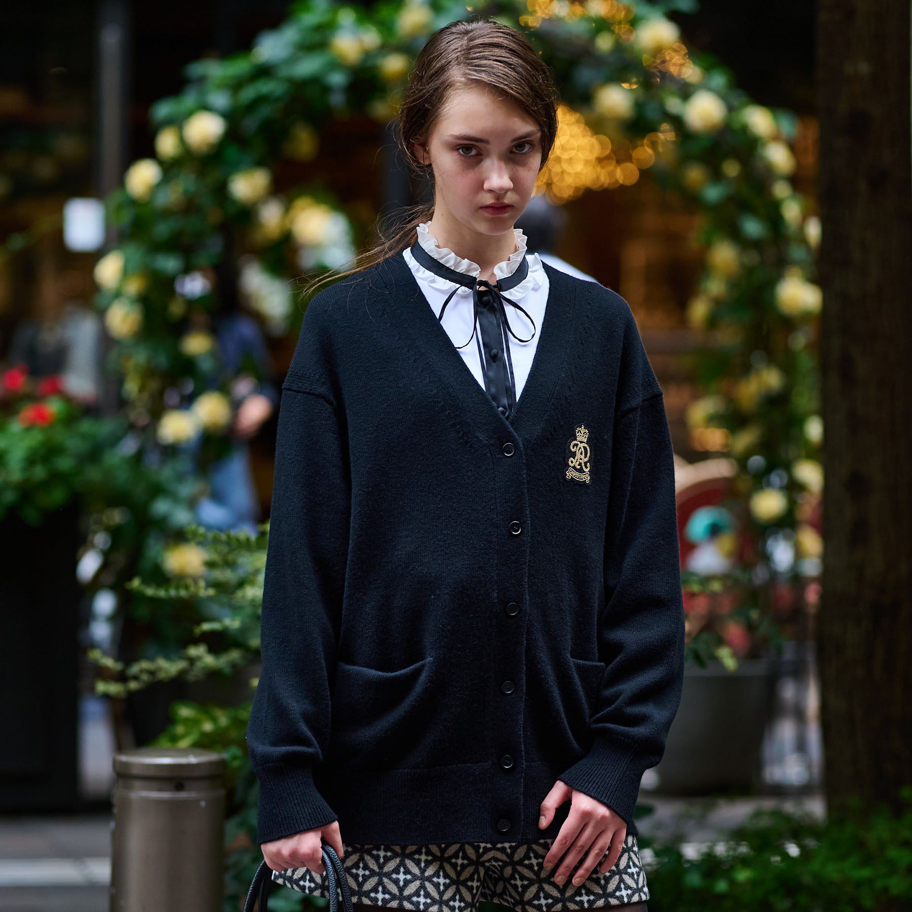 DRESSTERIOR「【otonaMUSE 11月号掲載】レタードニットカーディガン」|カーディガン|