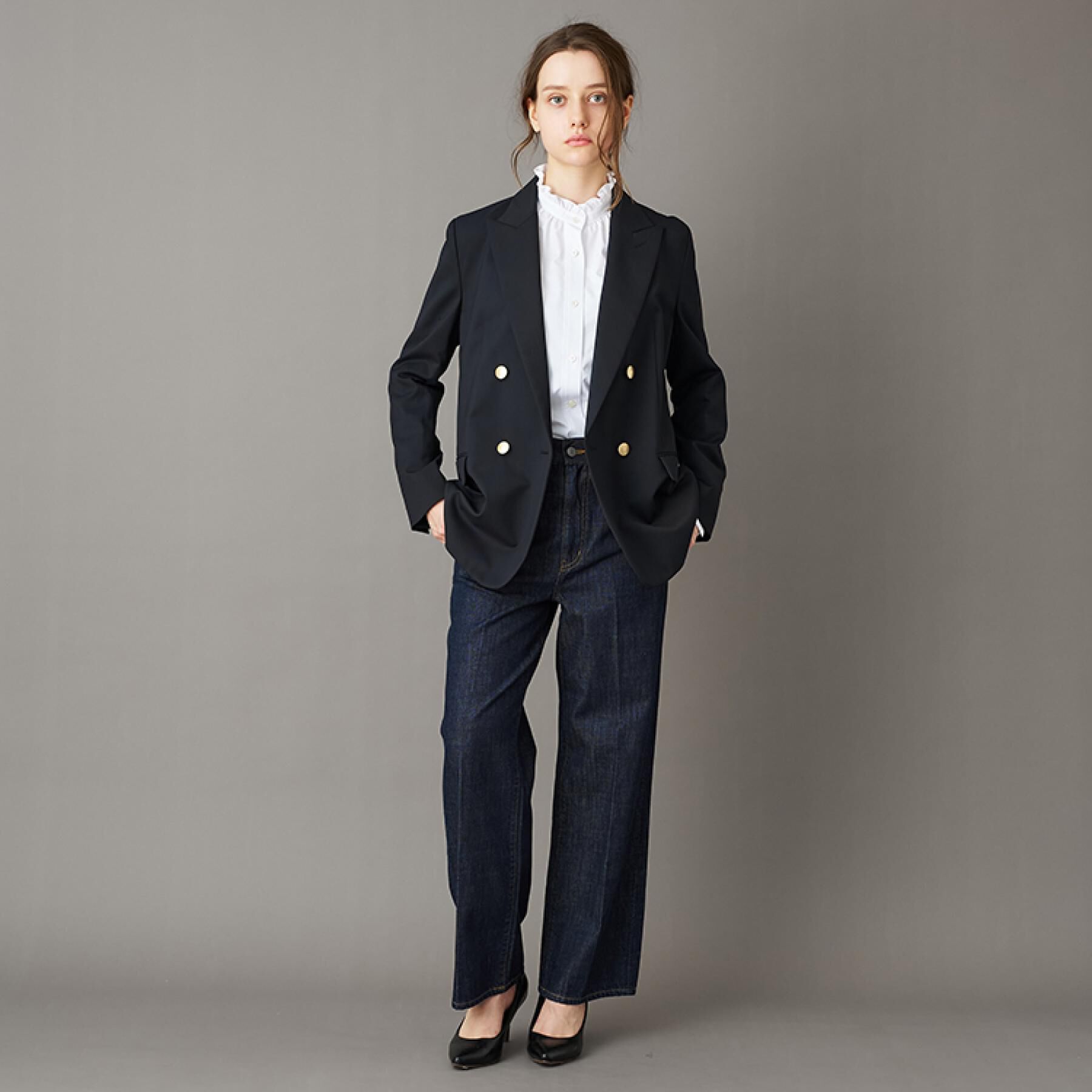 DRESSTERIOR「ストレッチサスティナブルブレザー」|テーラードジャケット|