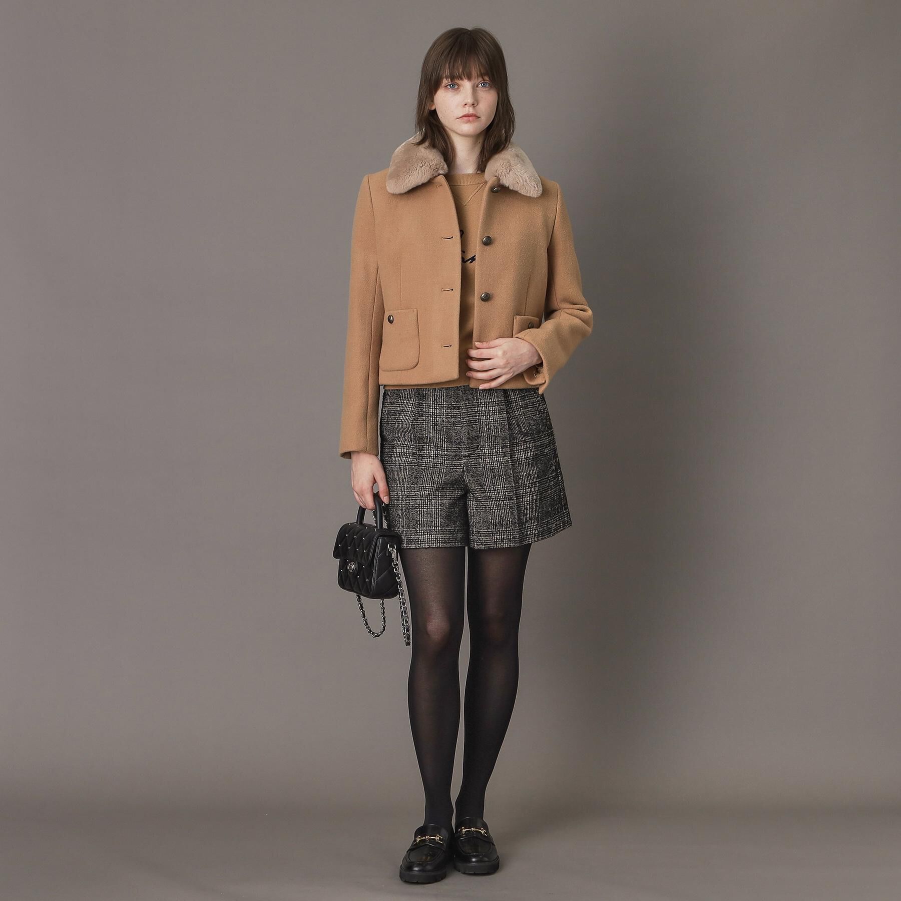 DRESSTERIOR「【otonaMUSE 11月号掲載】2WAYファーカラーメルトンジャケット」|ブルゾン・スタジャン|