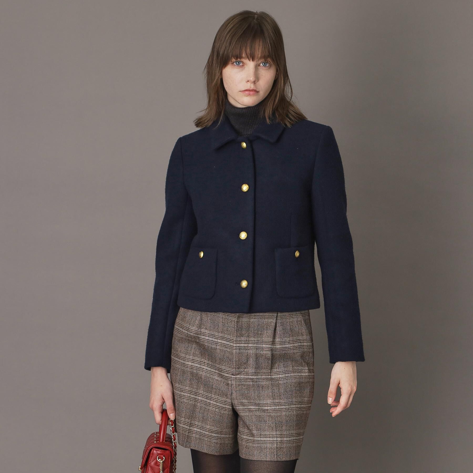 DRESSTERIOR「【otonaMUSE 11月号掲載】2WAYファーカラーメルトンジャケット」|ブルゾン・スタジャン|