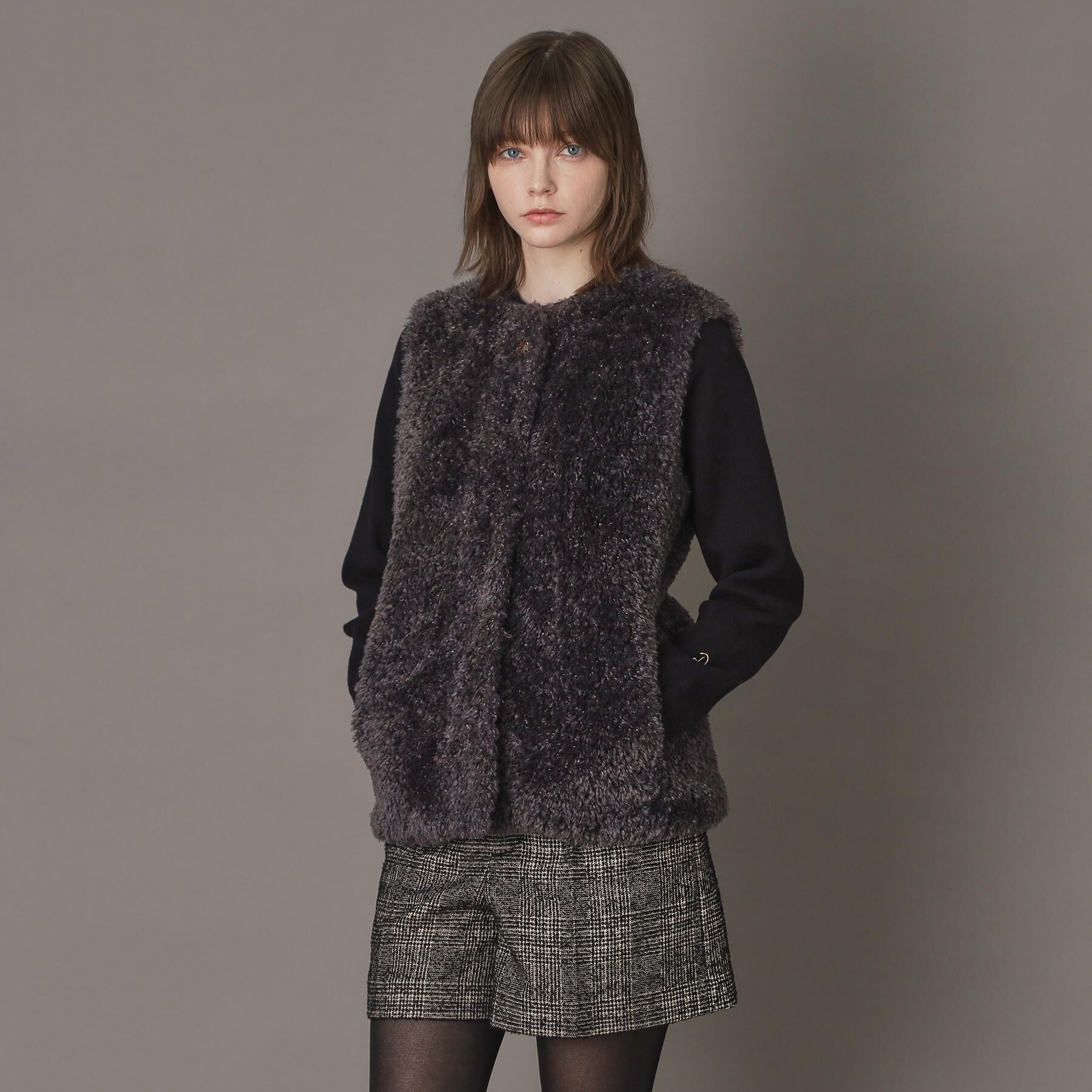 DRESSTERIOR「【otonaMUSE 11月号掲載】エコファージレ」|ノーカラーコート|