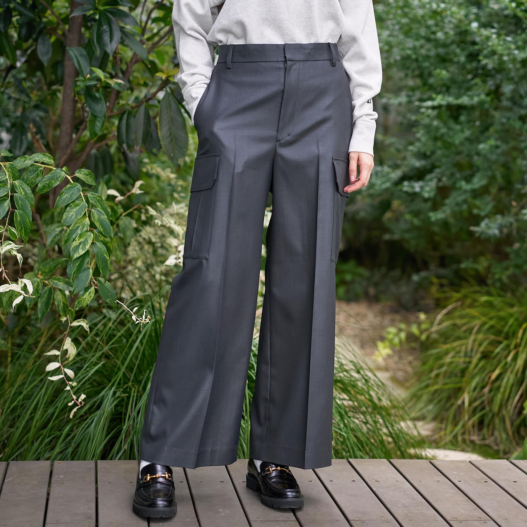 DRESSTERIOR「ラスターツイルワイドカーゴパンツ」|その他|