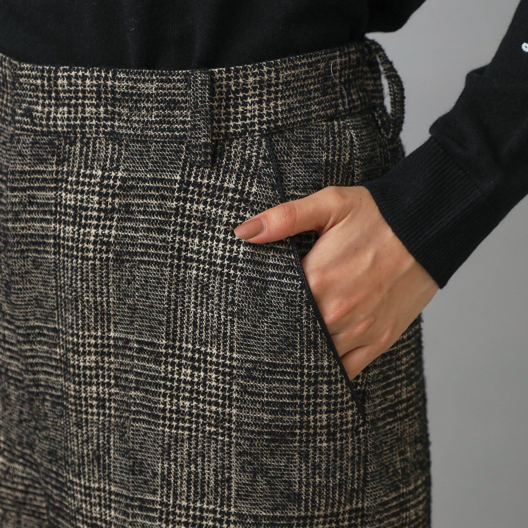 DRESSTERIOR「ループグレンチェックワイドパンツ」|その他|