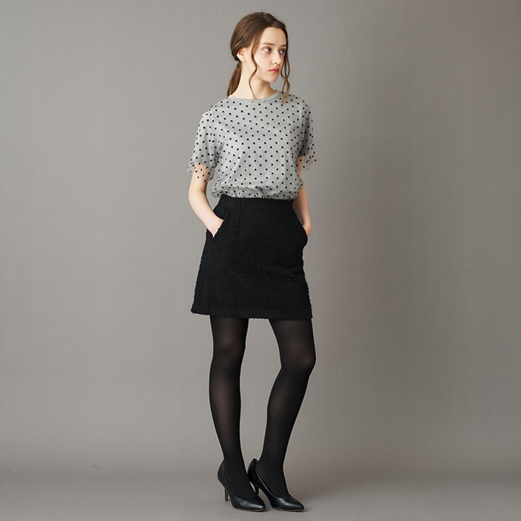 DRESSTERIOR「【otonaMUSE 11月号掲載/セットアップ可】ブッチャーツイードミニスカート」|スカート|