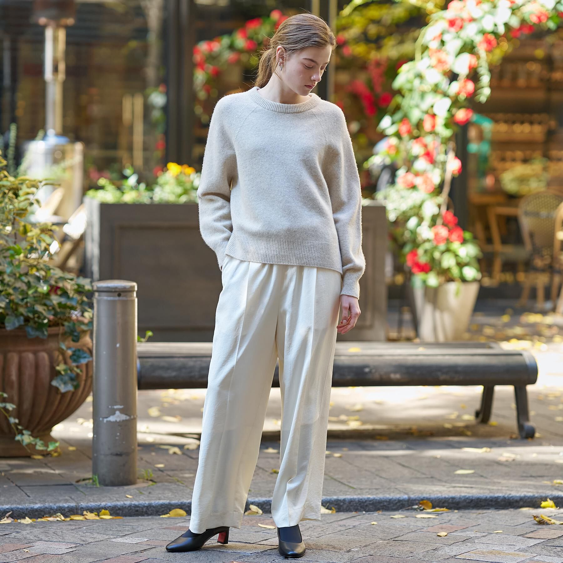 DRESSTERIOR「【otonaMUSE 11月号掲載】カシミヤブレンドクルーネックニット」|ニット・セーター|