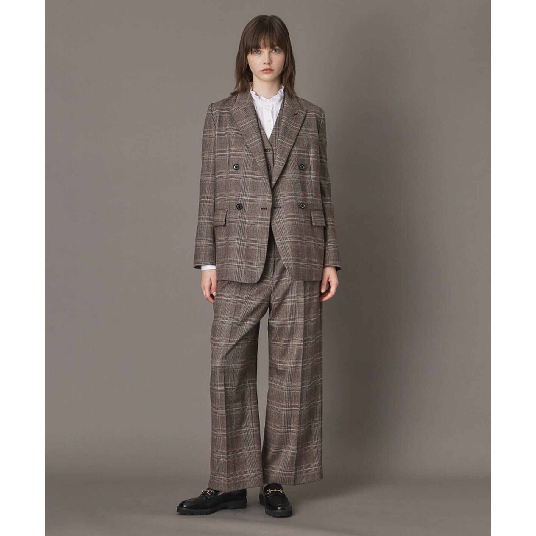 DRESSTERIOR「【otonaMUSE 11月号掲載】グレンチェックワイドパンツ」|その他|