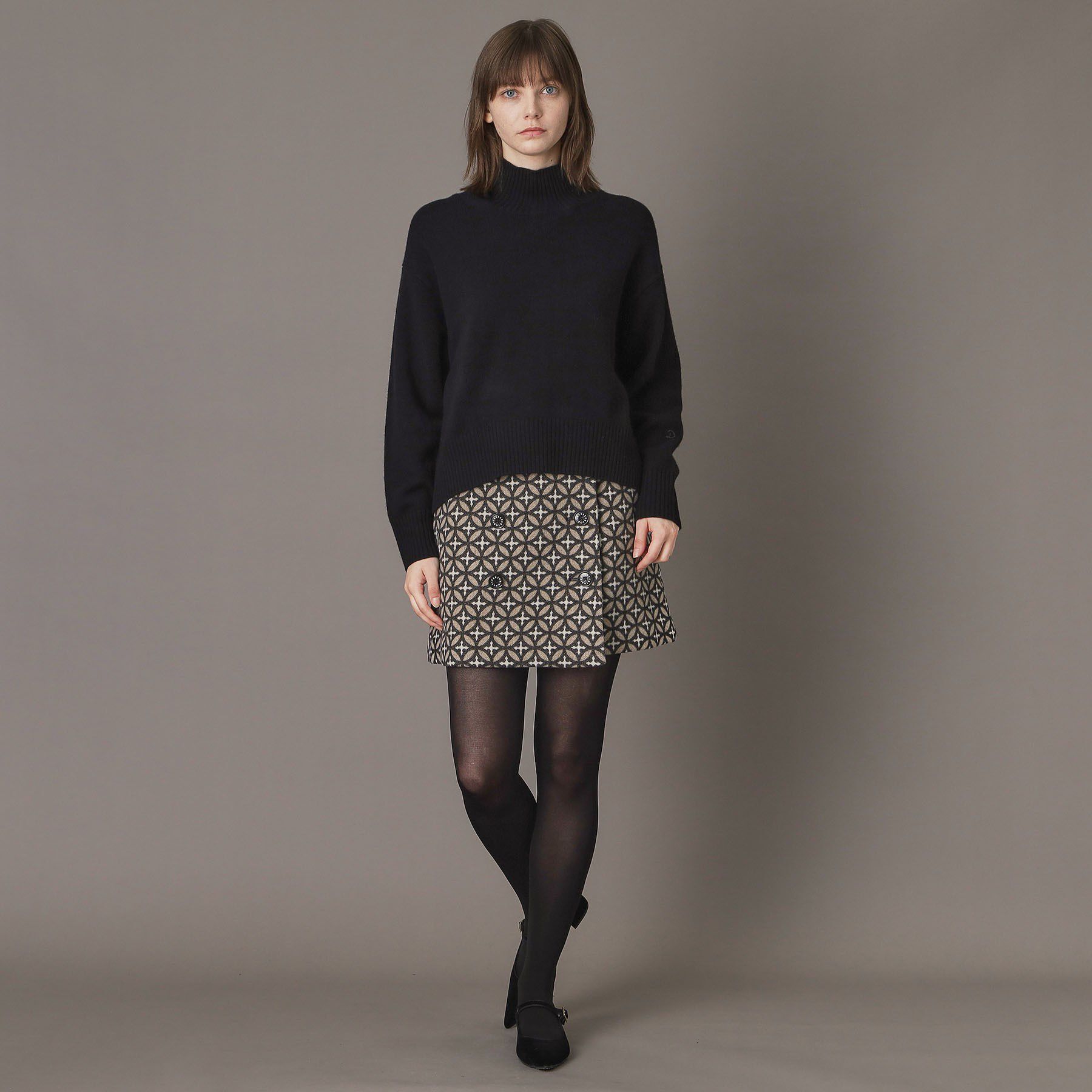 DRESSTERIOR「ミドルゲージハイネックプルオーバー」|ニット・セーター|