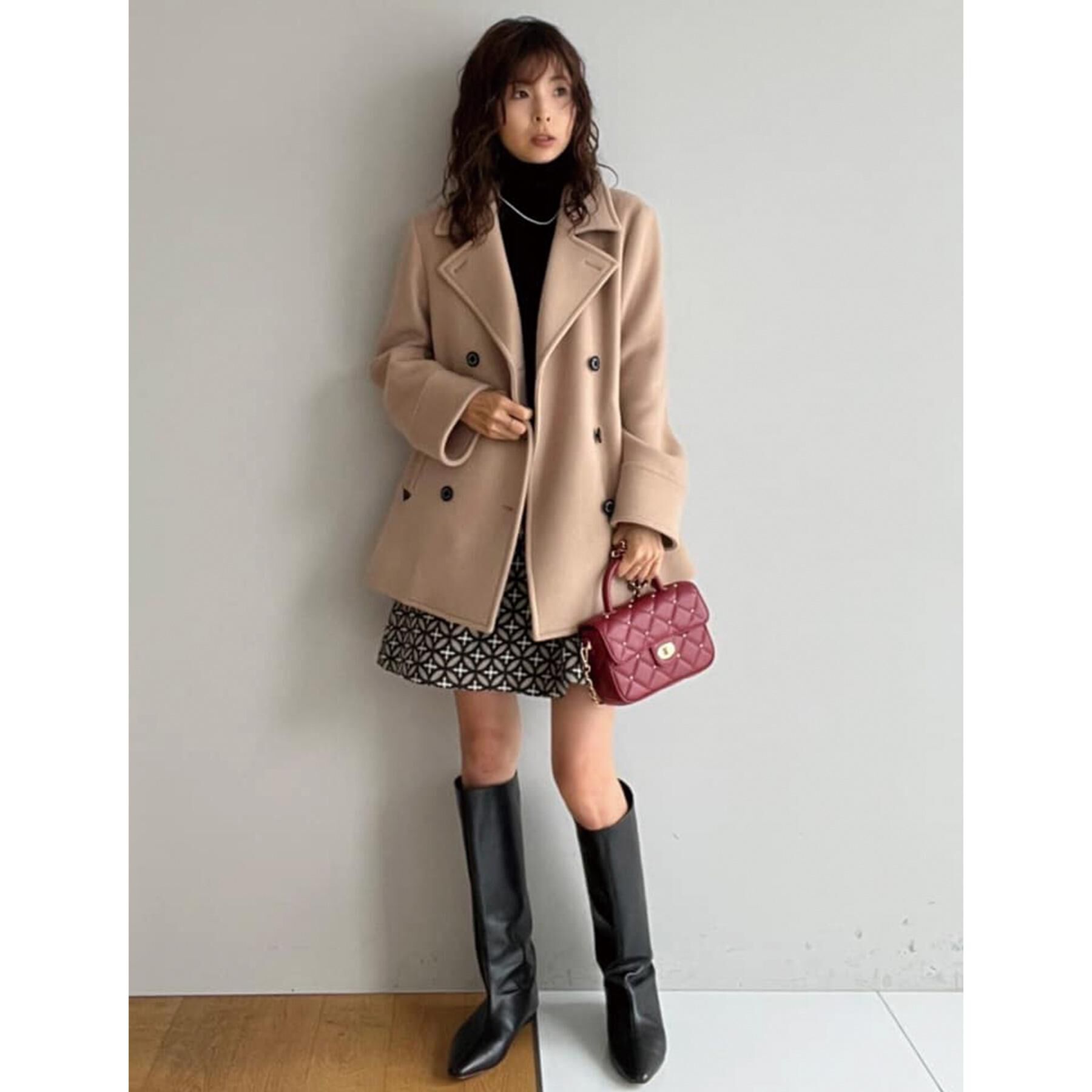 DRESSTERIOR「Super140&lsquo;sAラインPコート」|ピーコート|