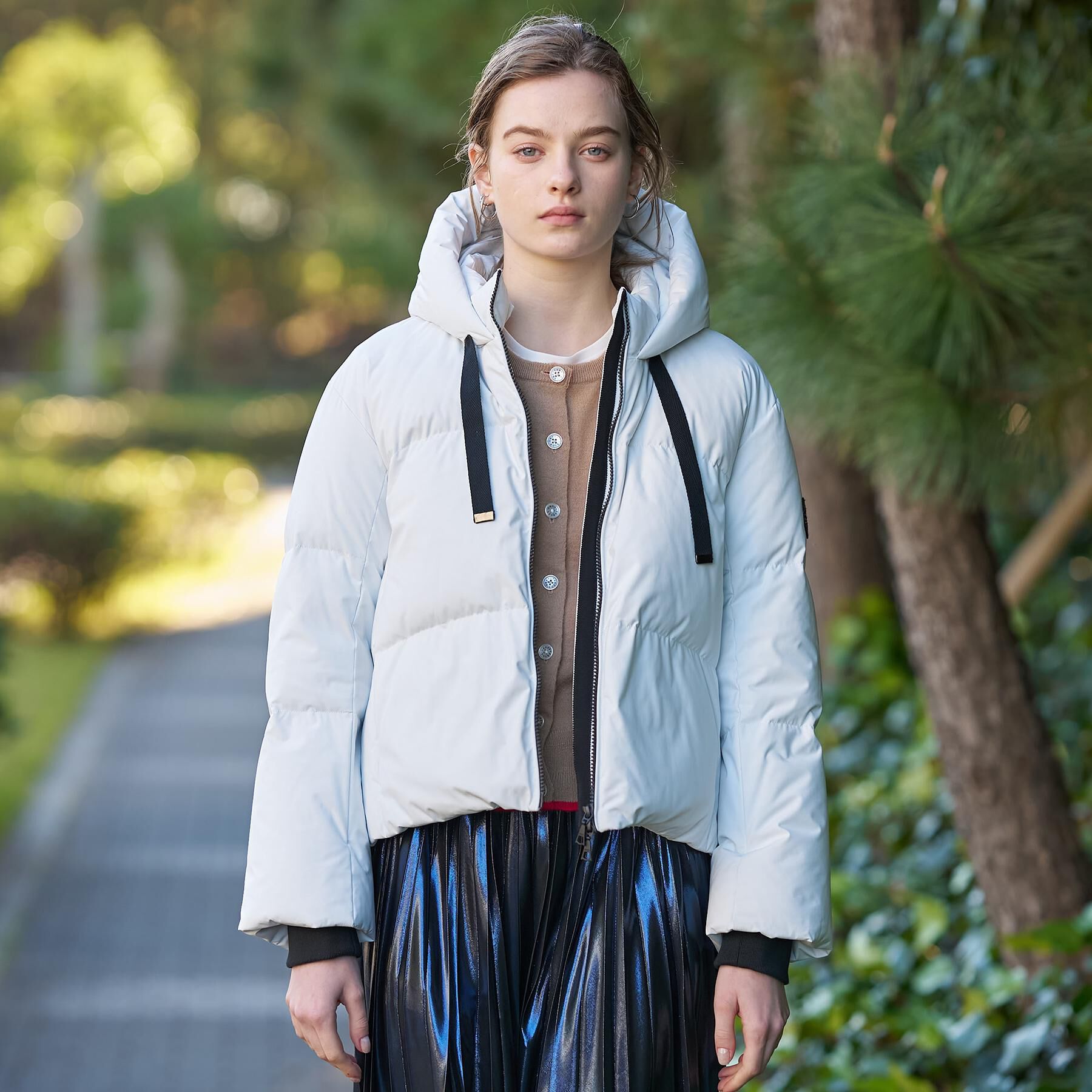 DRESSTERIOR「【CLASSY.12月号掲載】フーデッドショートダウン」|ダウン|