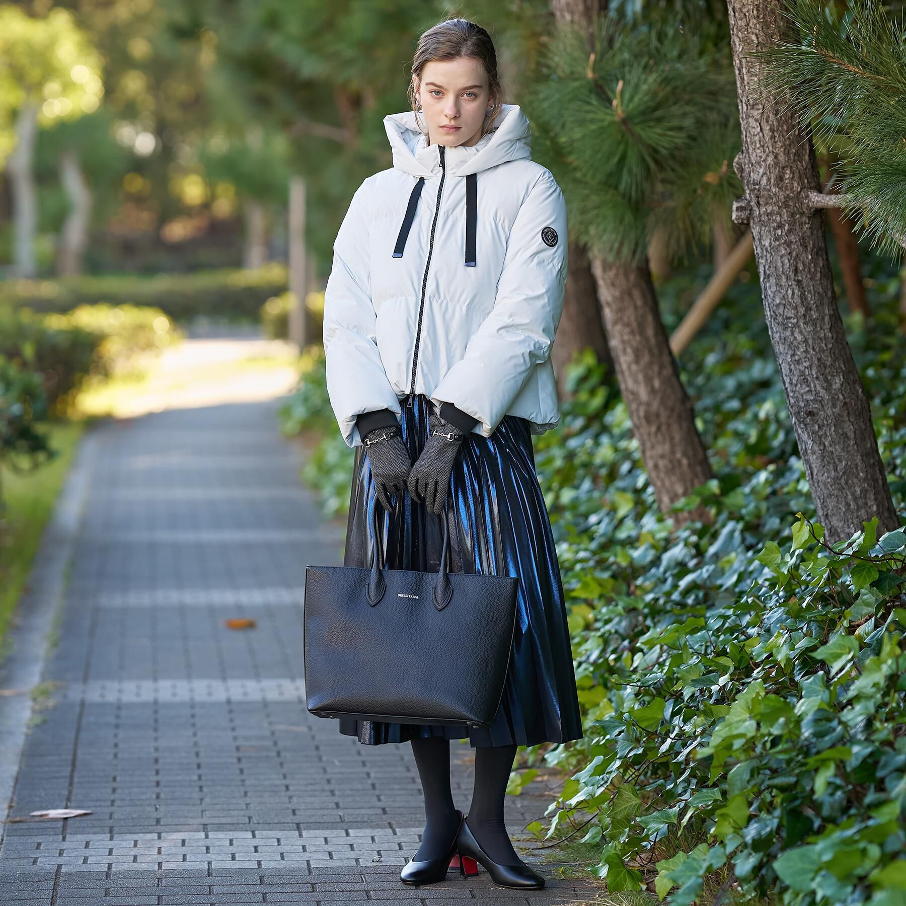 DRESSTERIOR「【CLASSY.12月号掲載】フーデッドショートダウン」|ダウン|