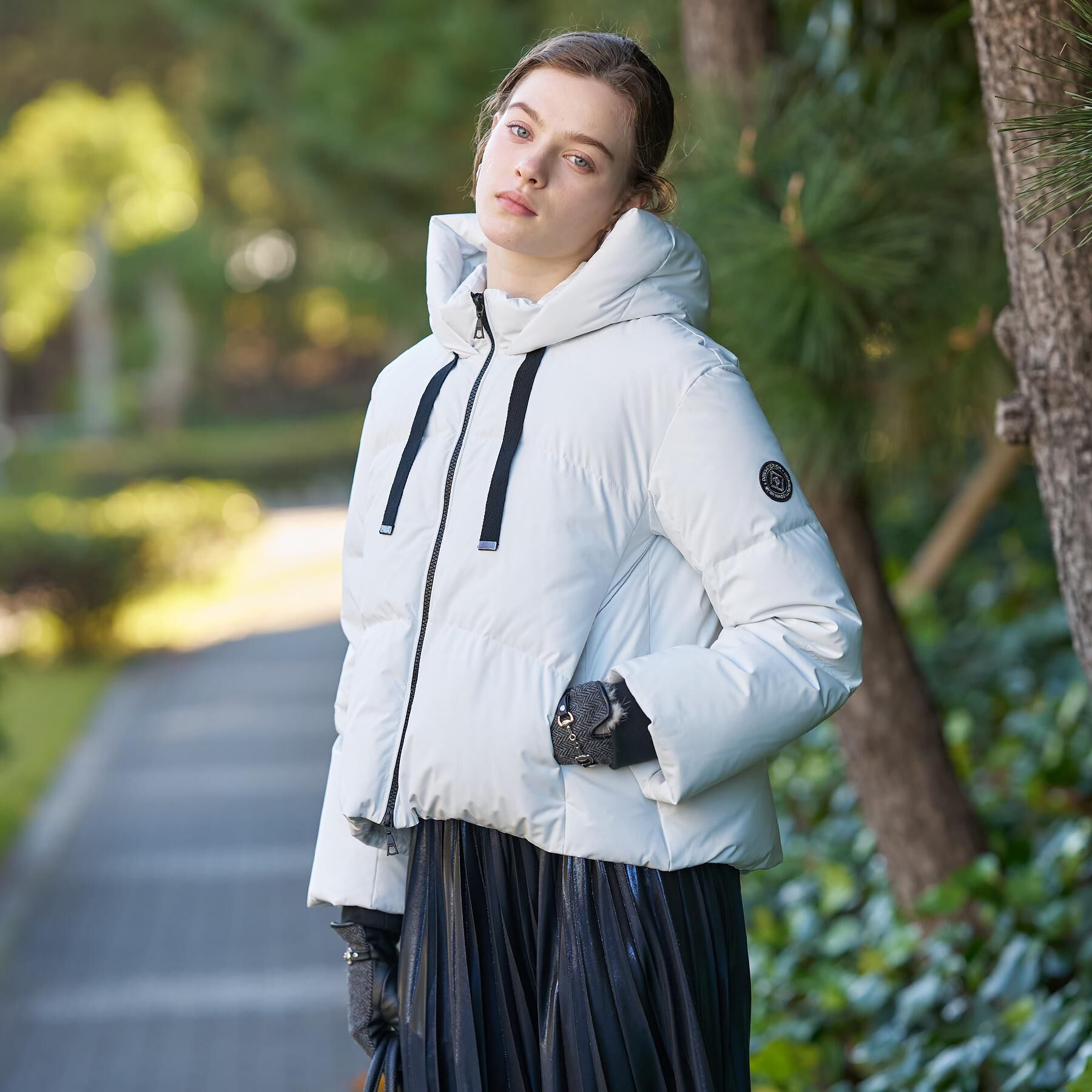 DRESSTERIOR「【CLASSY.12月号掲載】フーデッドショートダウン」|ダウン|