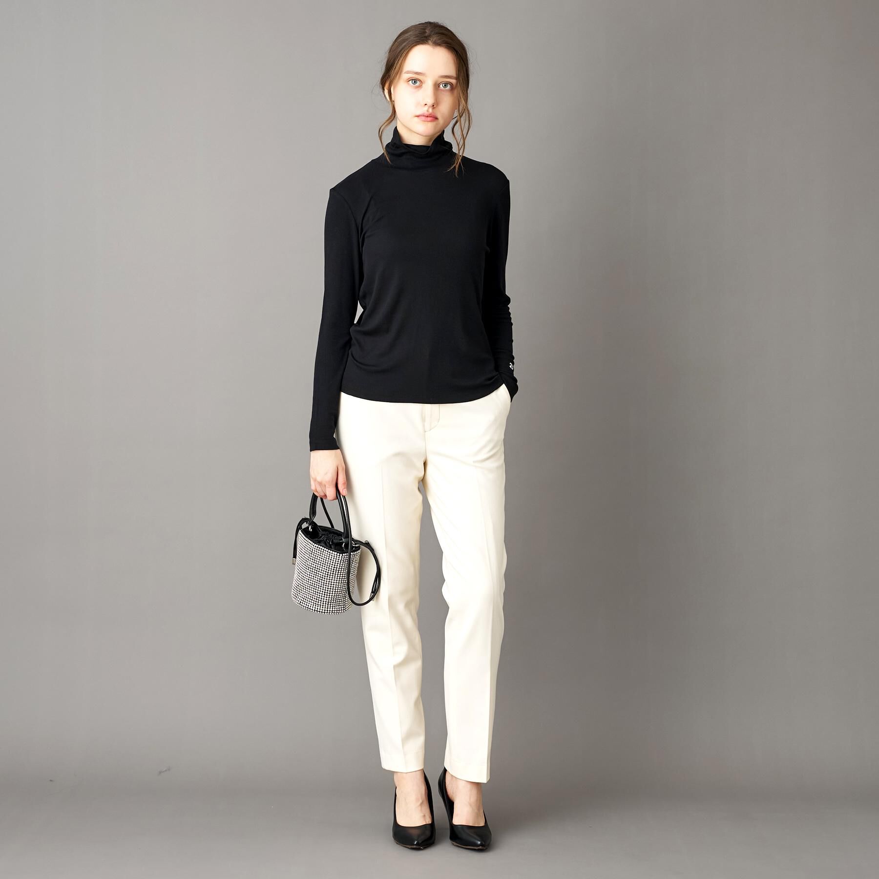 DRESSTERIOR「【インナー使いに最適/しっとり暖かな保湿素材】タートルネックプルオーバー」|Tシャツ・カットソー|