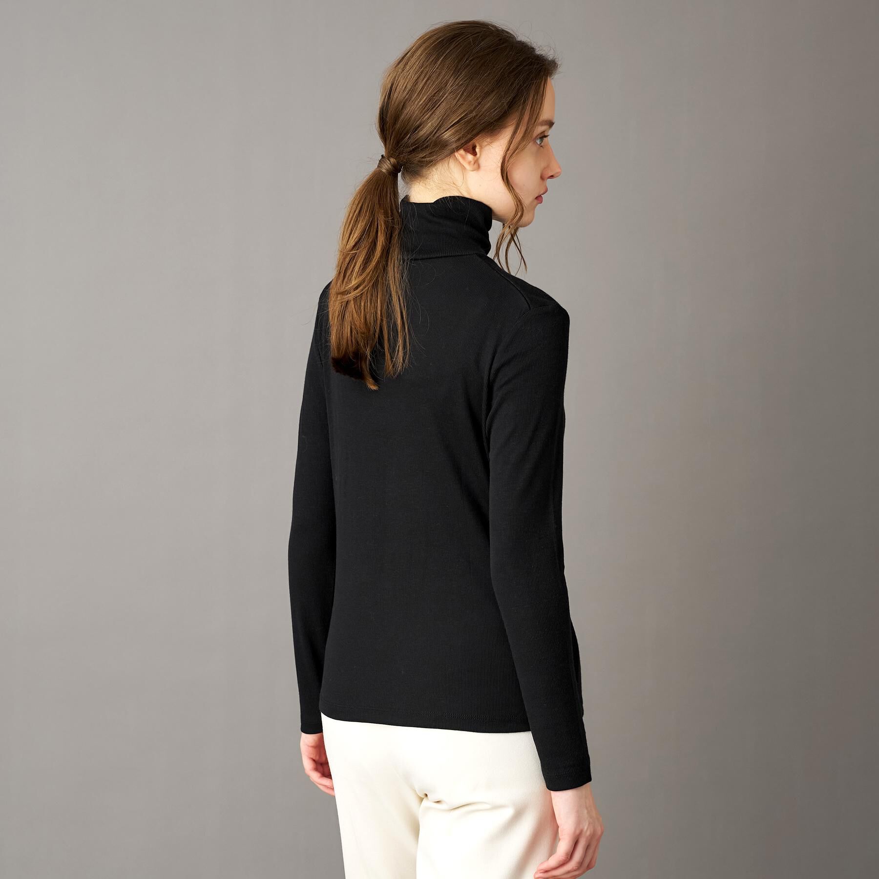 DRESSTERIOR「【インナー使いに最適/しっとり暖かな保湿素材】タートルネックプルオーバー」|Tシャツ・カットソー|