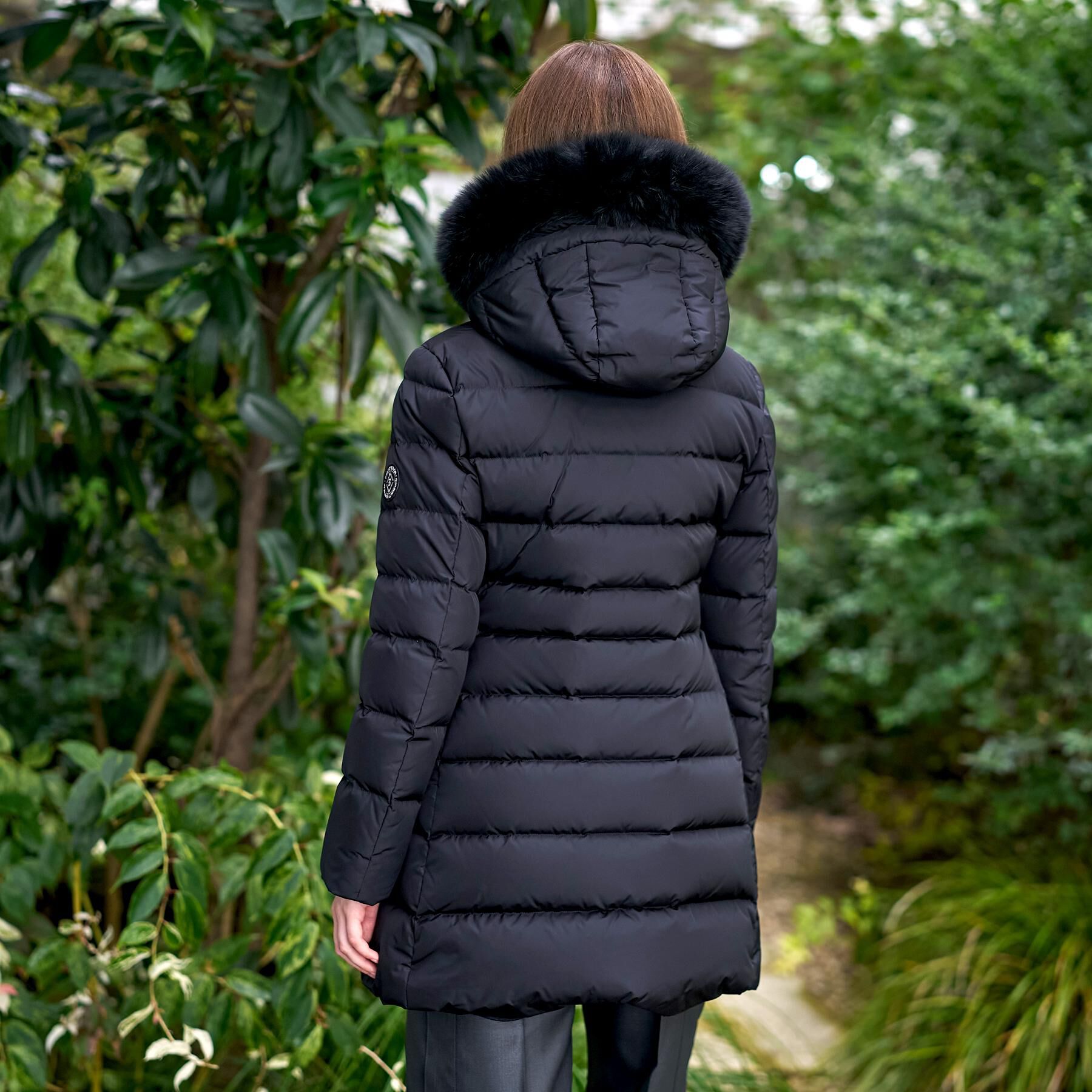 DRESSTERIOR「【CLASSY.12月号掲載/フード＆ファー取り外し可】ブルーFOXファー ホワイトグースダウン」|ダウン|