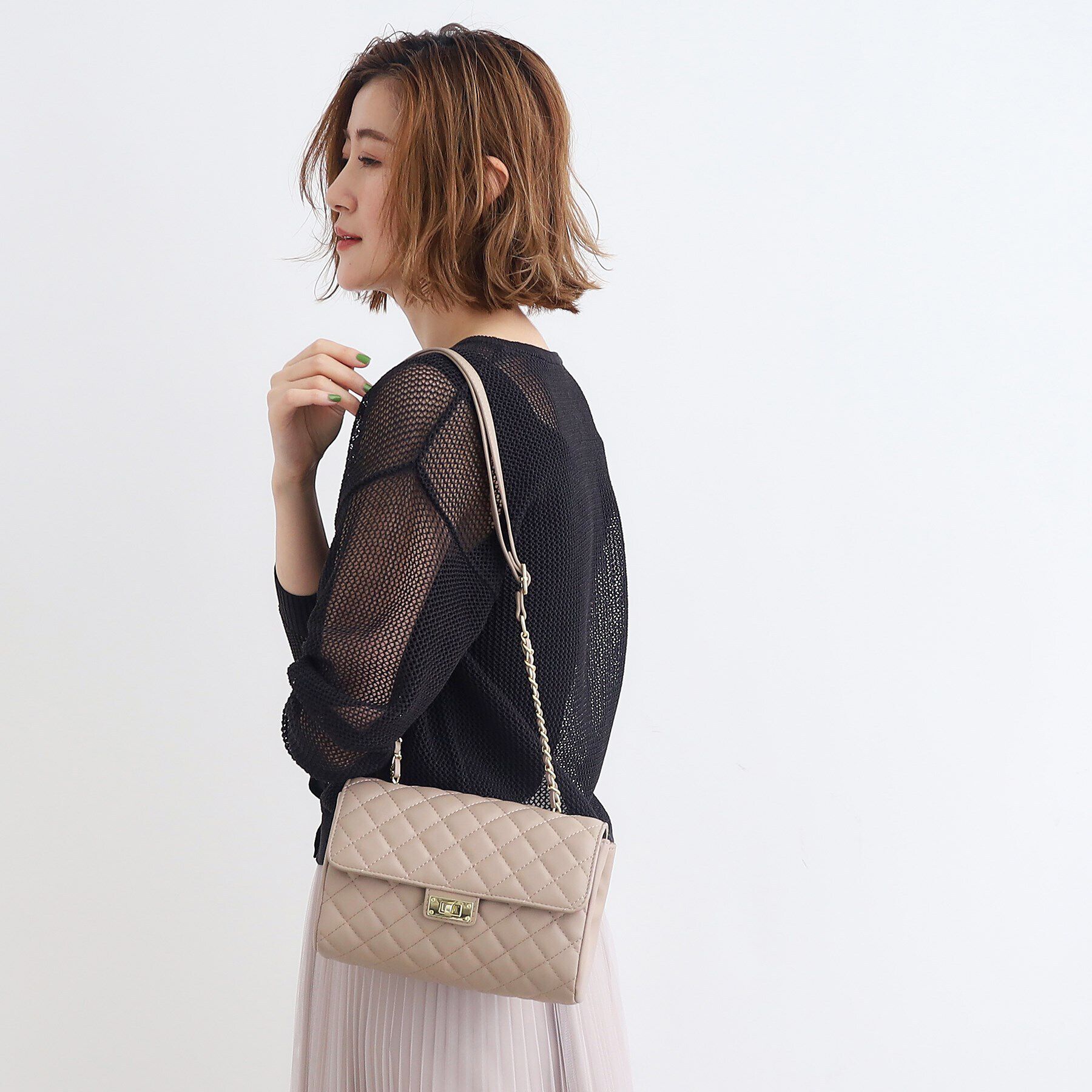 grove「キルトチェーンショルダー」|ショルダー・メッセンジャー|