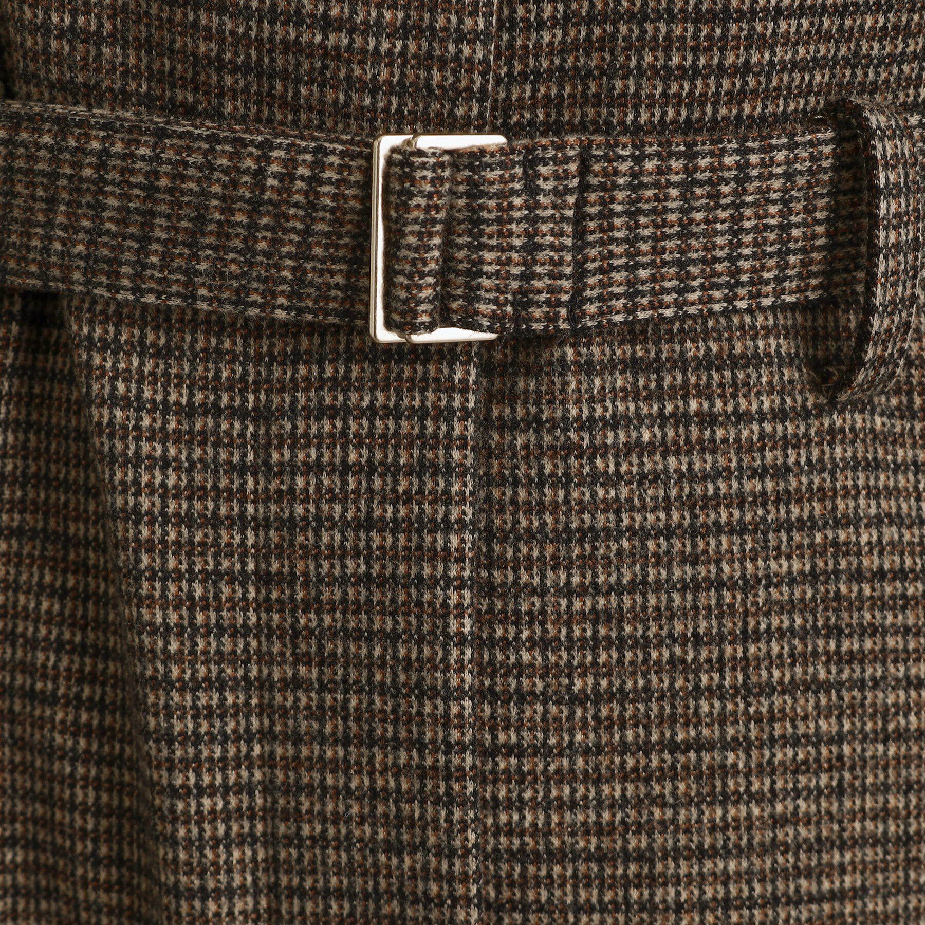 grove「起毛ジャージーナローストラップ付きスカート」|ジャンパースカート|