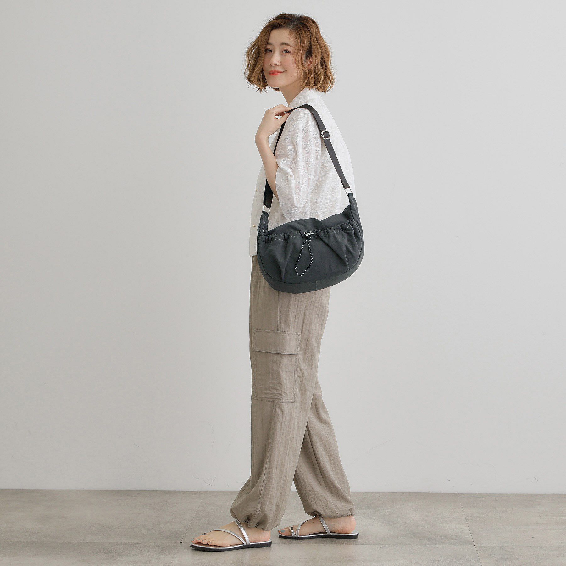 grove「ドロストポケットナイロンショルダー」|ショルダー・メッセンジャー|