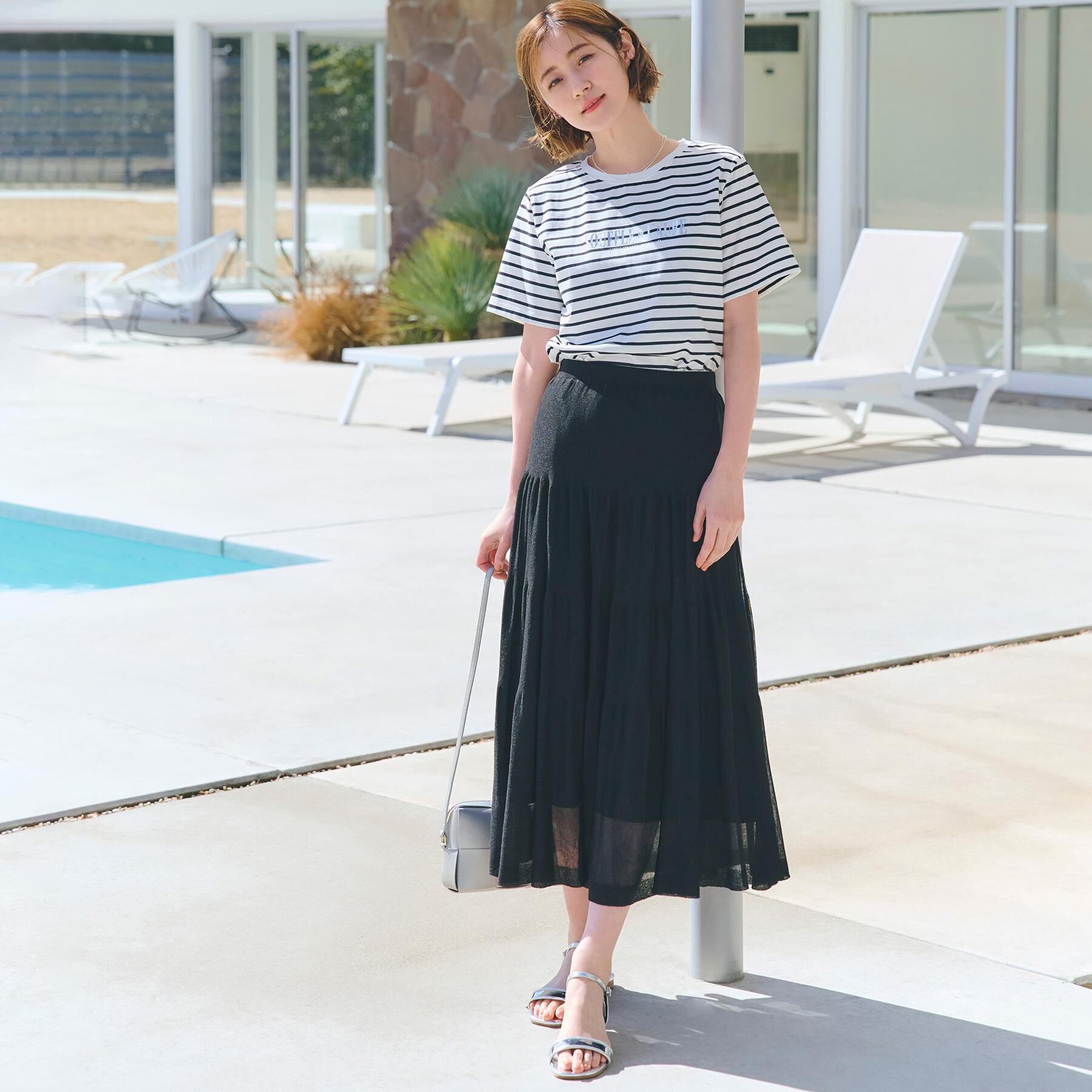 grove「【UVカット・接触冷感】ベーシックロゴTシャツ」|Tシャツ・カットソー|