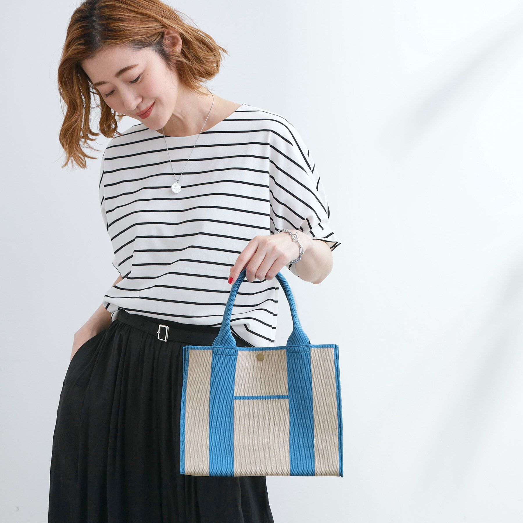 grove「ニットアソート2WAYトート」|トートバッグ|