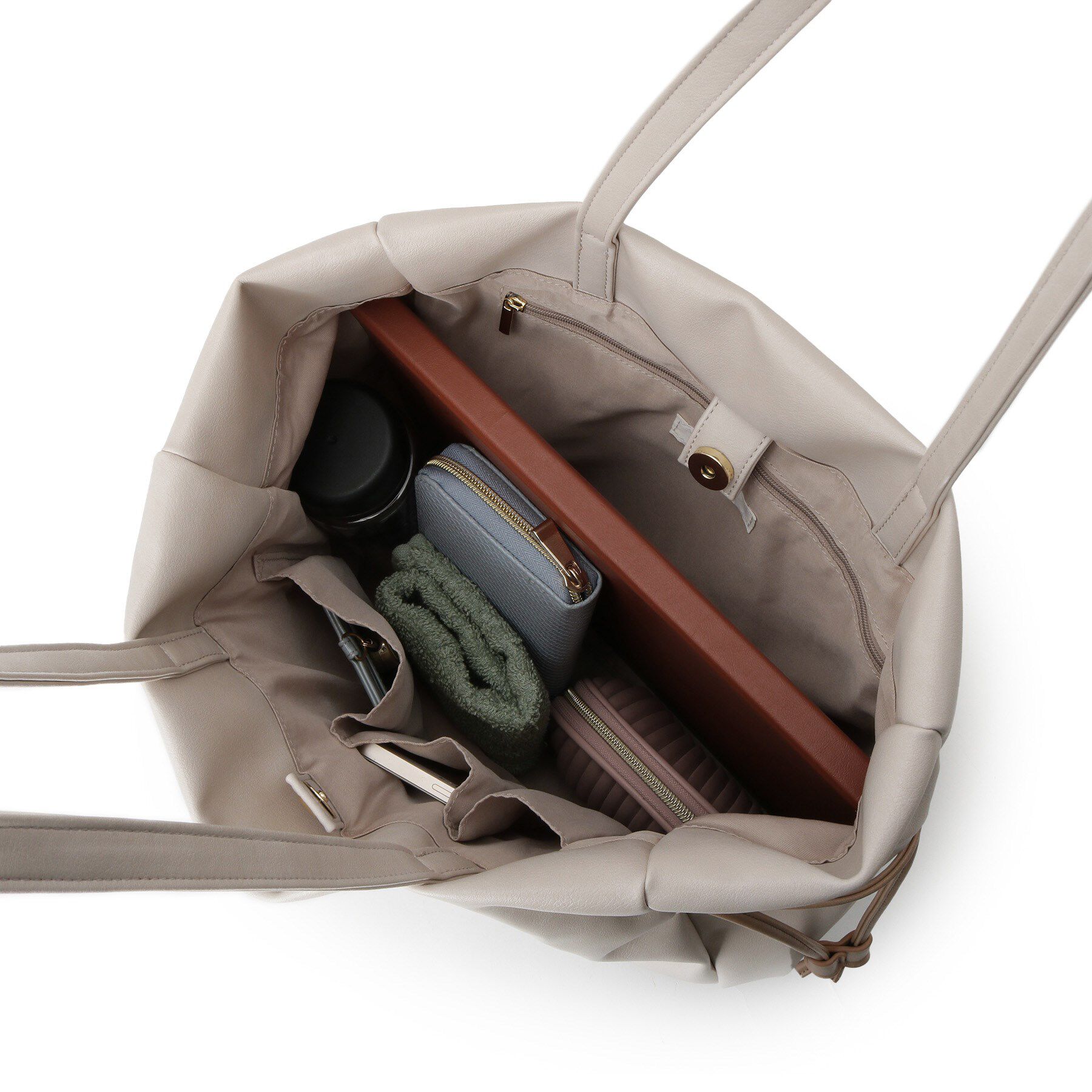 grove「【A4】サイドドロストトート」|トートバッグ|