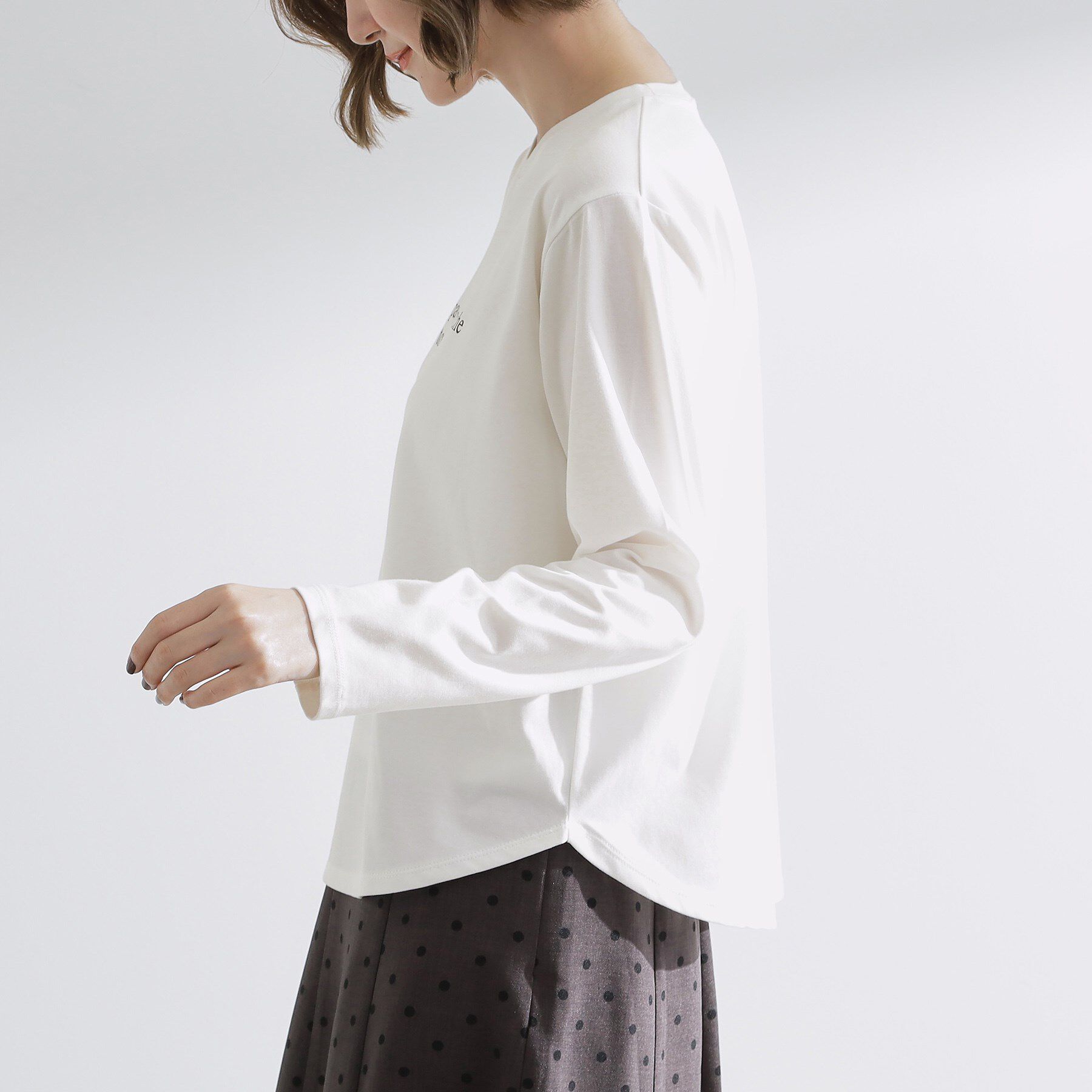 grove「【UVカット】ロゴアソートベーシックロンT」|Tシャツ・カットソー|