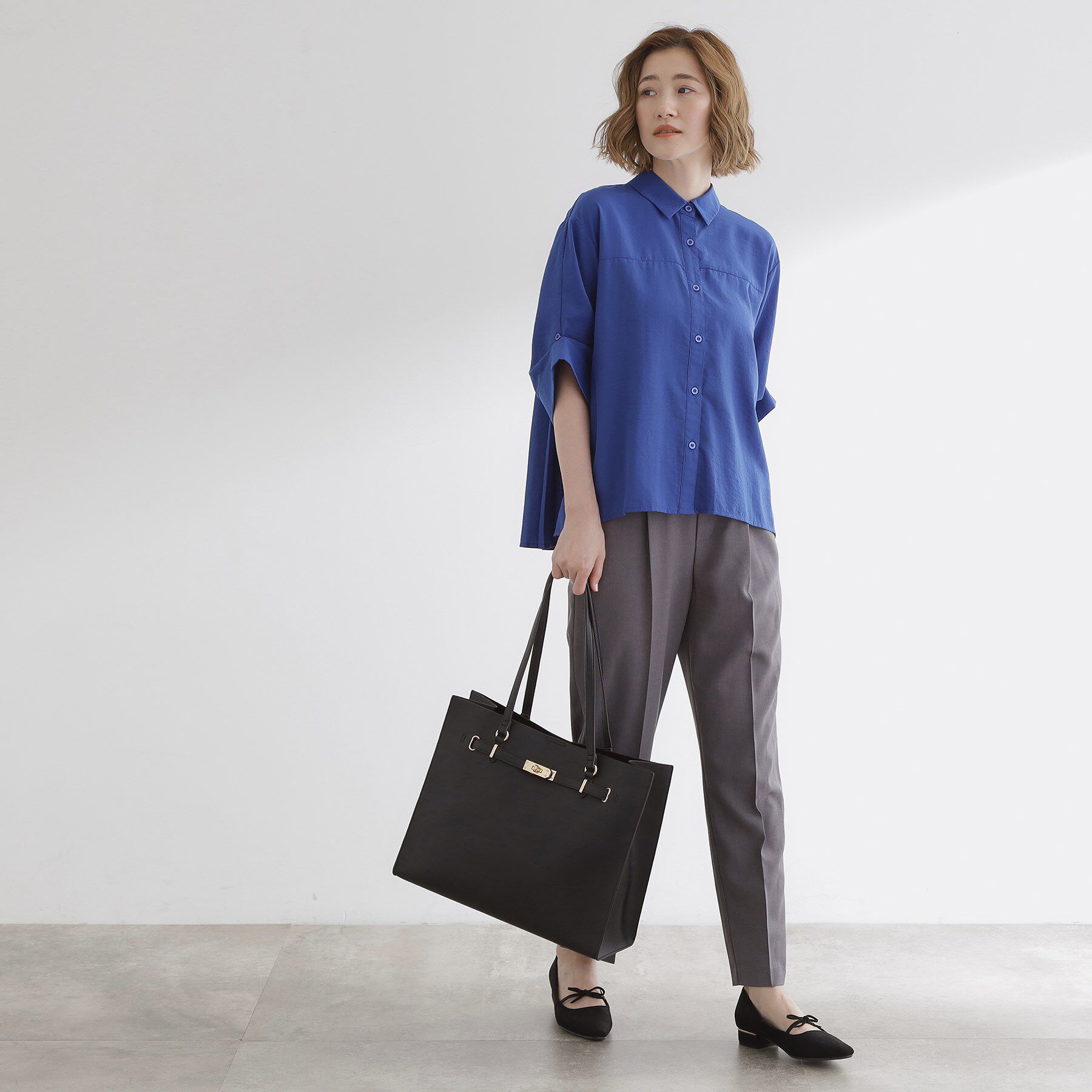 grove「【A4】ベルトスクエアトート」|トートバッグ|