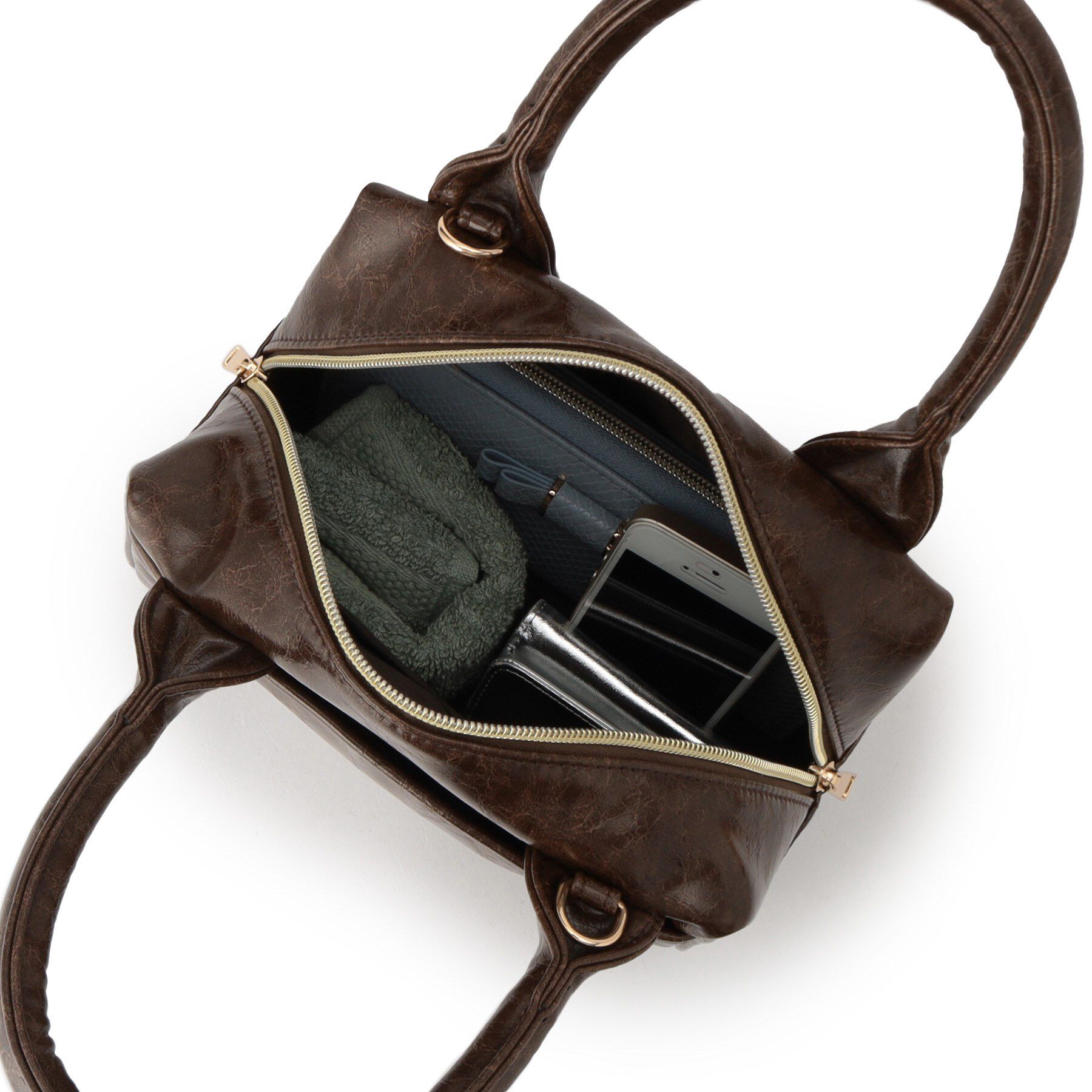 grove「ワイドハンドル2WAYボストンバッグ」|ボストンバッグ|