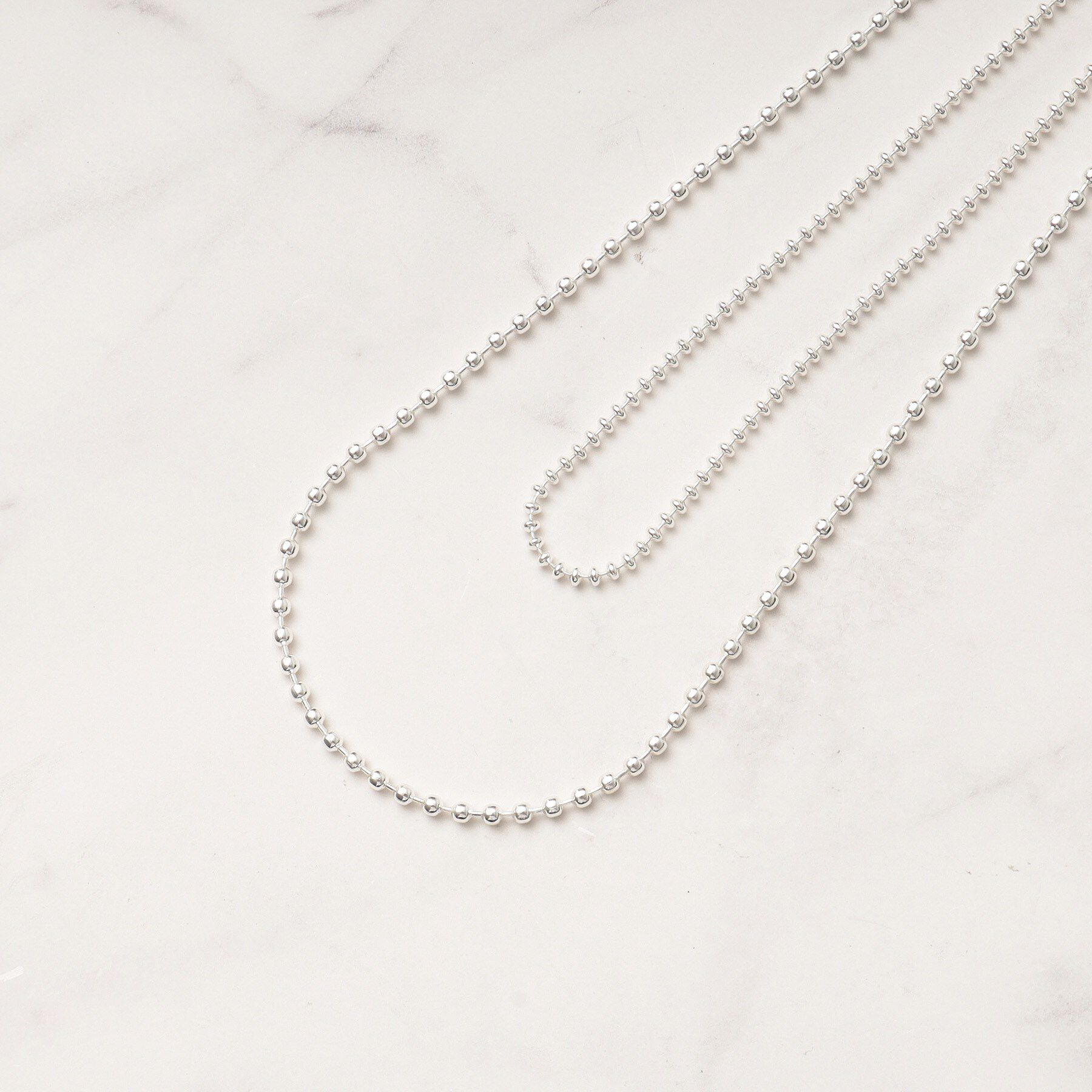 grove「ボールチェーン2連ネックレス」|ネックレス|