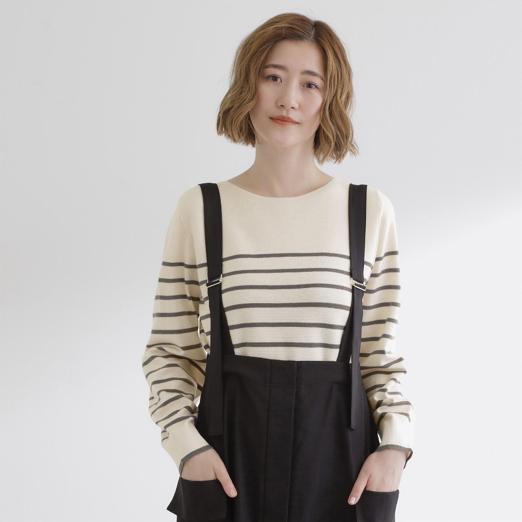 grove「【最終お値下げ！】ガーターボートネックプルオーバー【洗える/毛玉軽減】」|ニット・セーター|