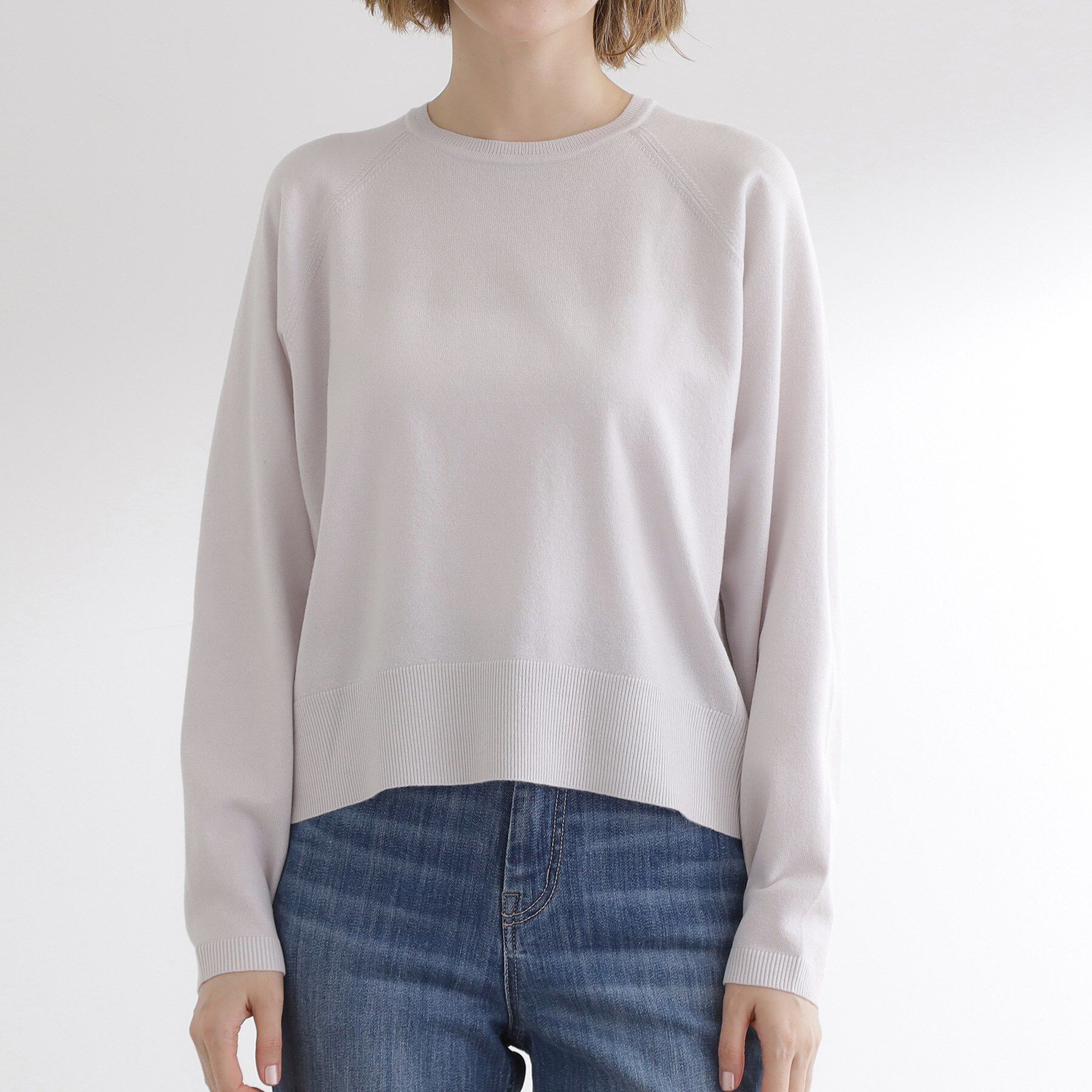 grove「最終お値下げ！！【洗える/毛玉軽減】天竺ラグランスリーブプルオーバー」|ニット・セーター|