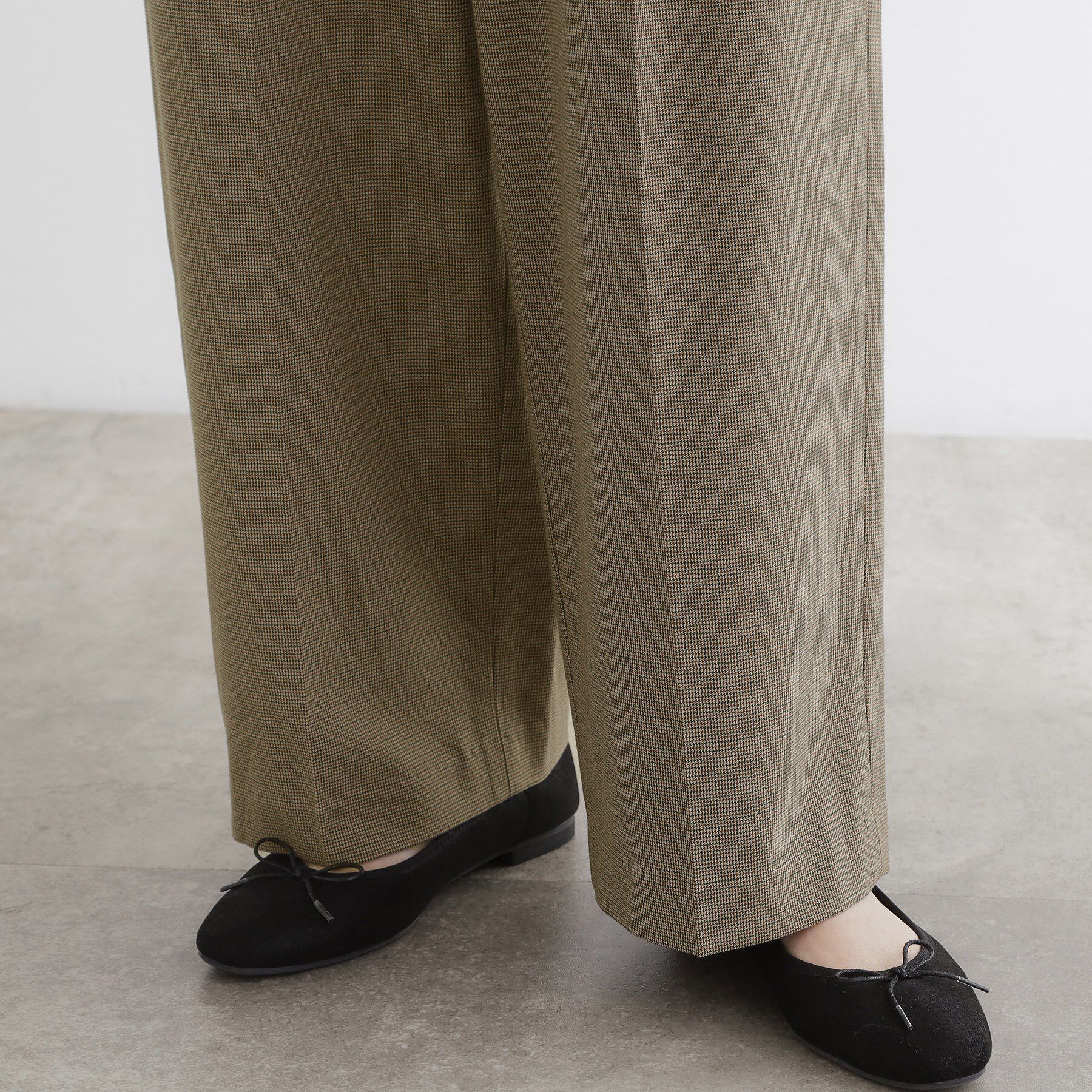 grove「【洗える】毎日履きたいチェックワイドパンツ」|その他|