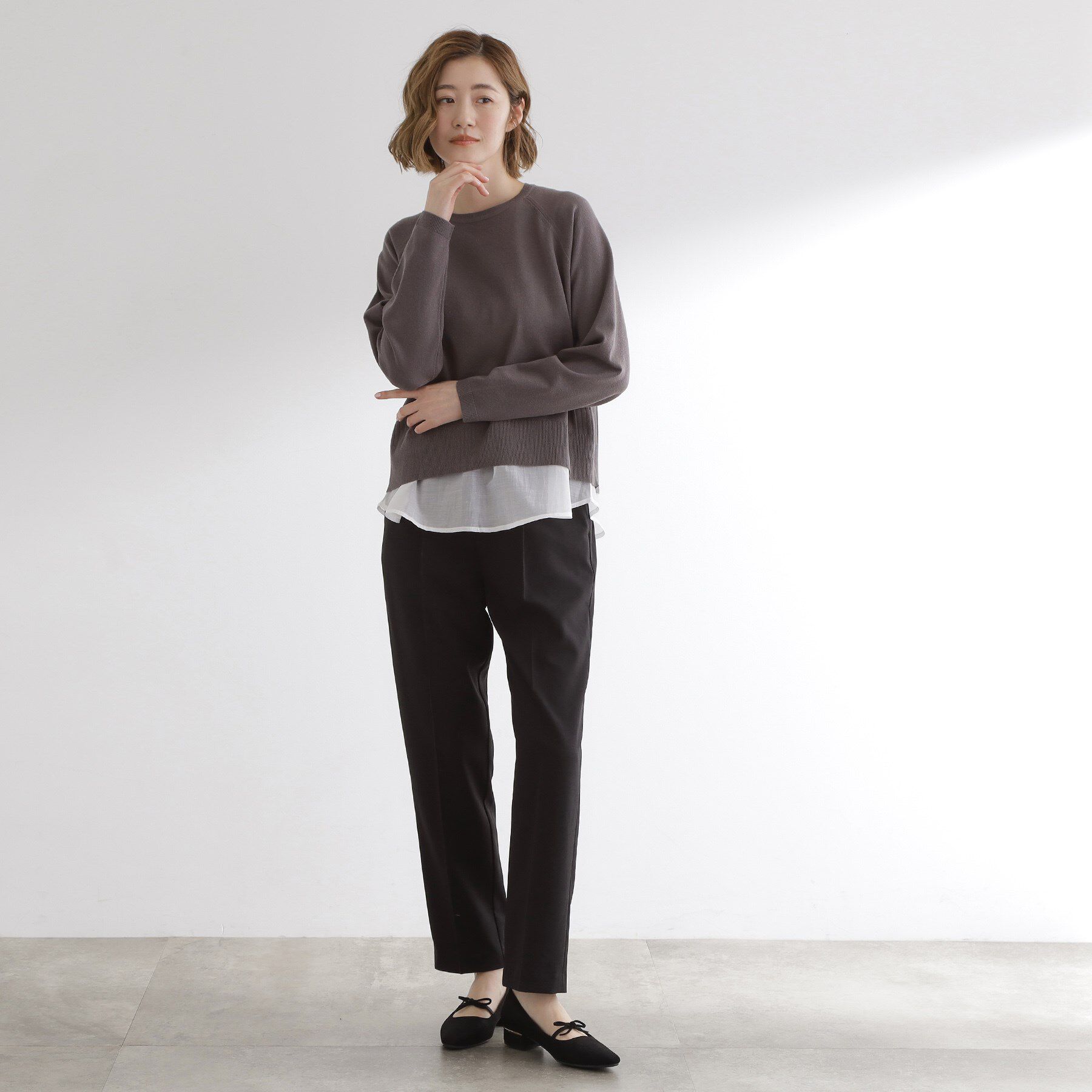 grove「裾切替レイヤードタンク」|キャミソール|