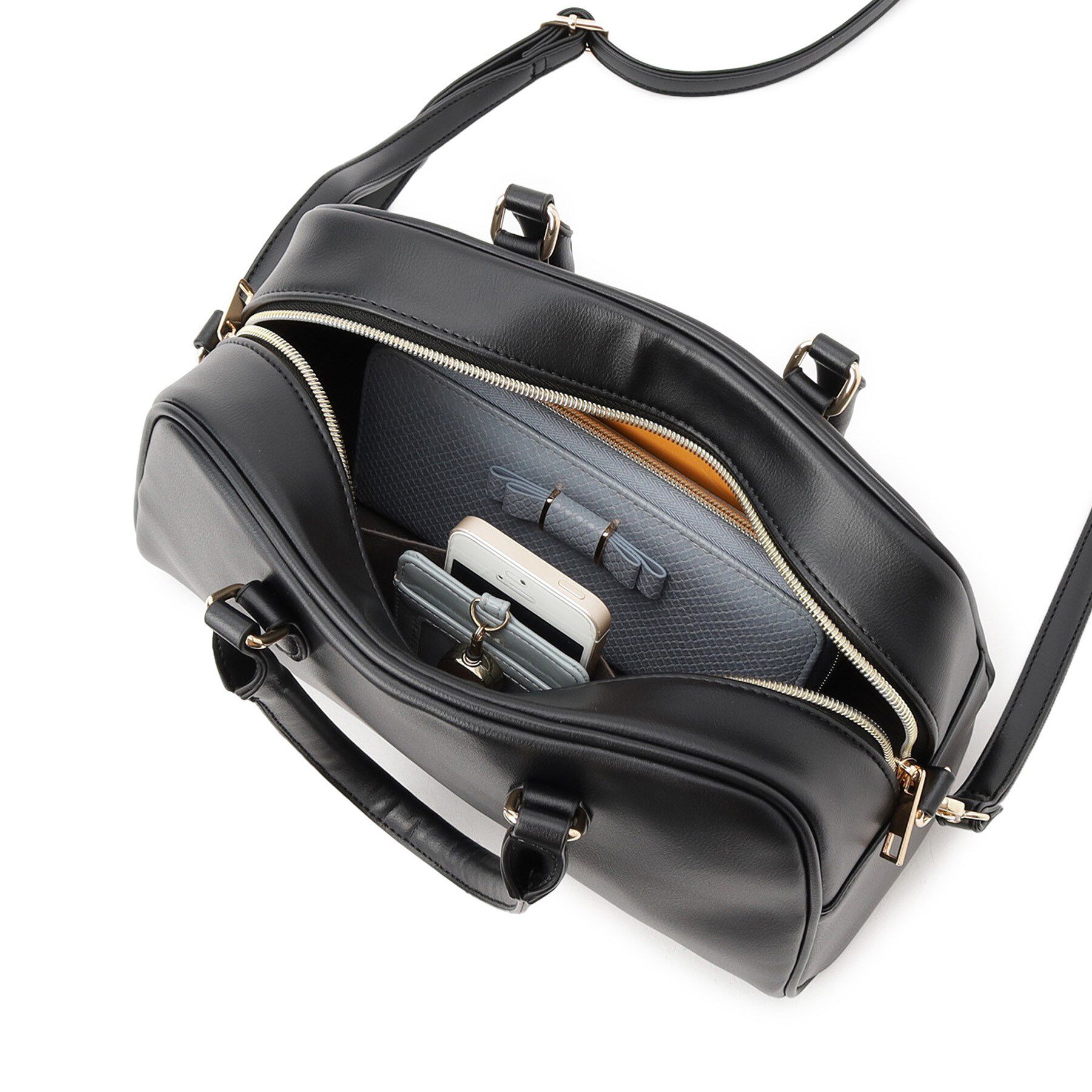 grove「スクエアシック2WAYボストン」|ボストンバッグ|