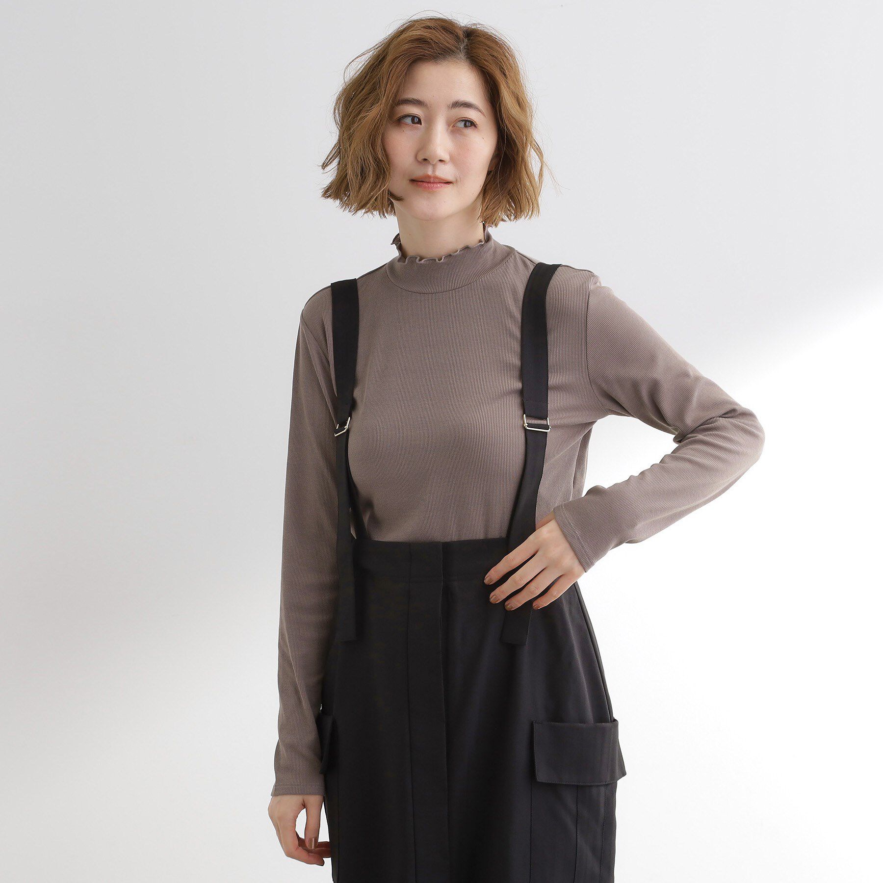 grove「毎日にちょうどいい、テレコメロータートルネック」|Tシャツ・カットソー|