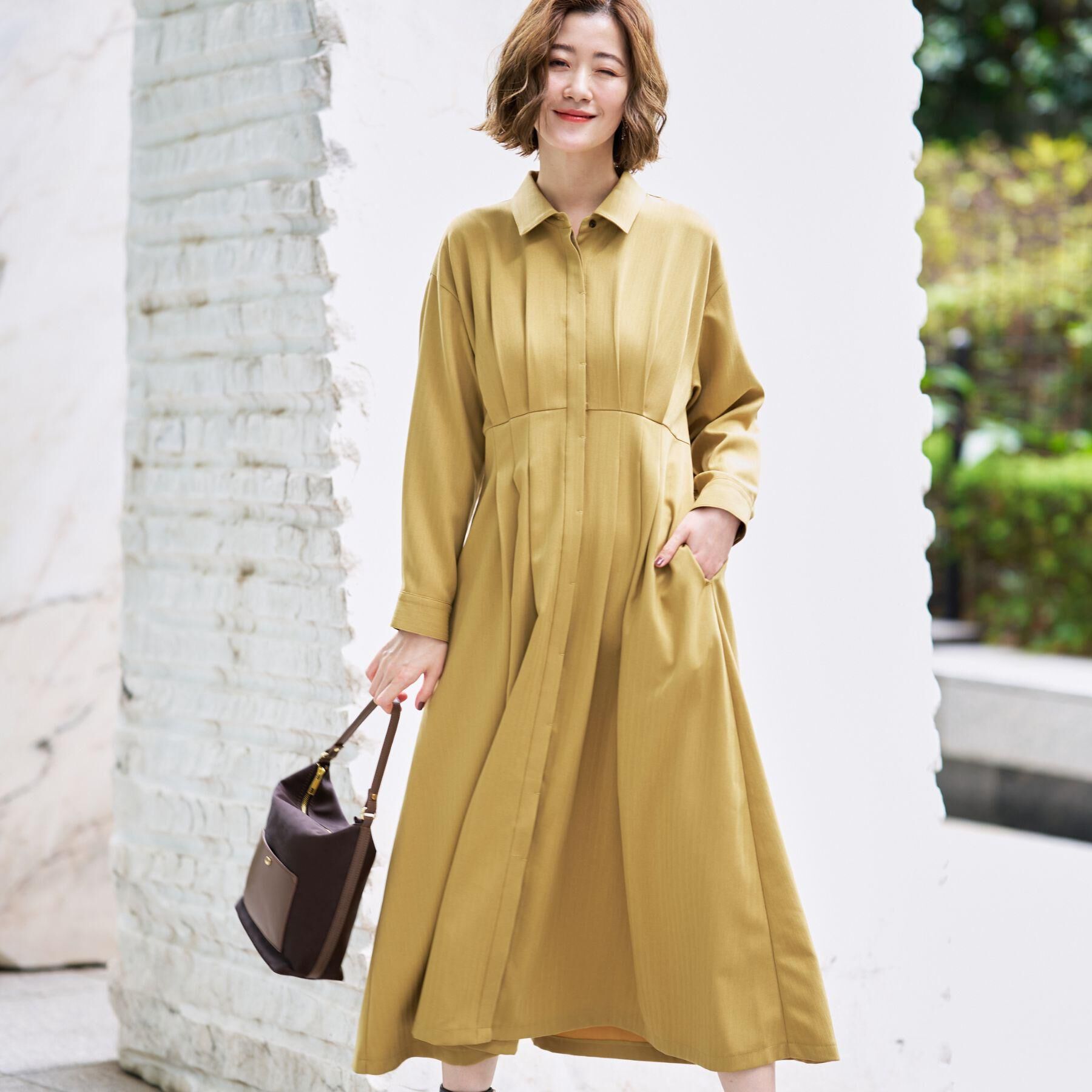 grove「品よくまとう、大人のシャツワンピース」|ワンピース|