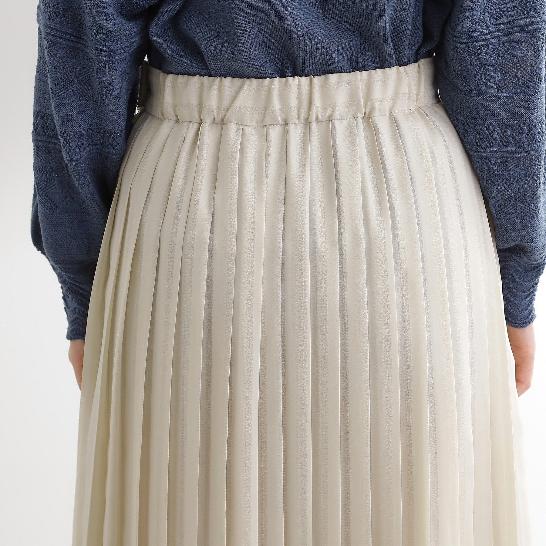 grove「【洗える】ひらりとゆれる　上品プリーツスカート」|スカート|