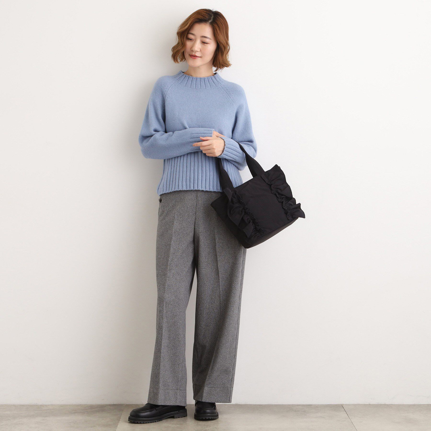 grove「【撥水】縦フリル2WAYトート」|トートバッグ|