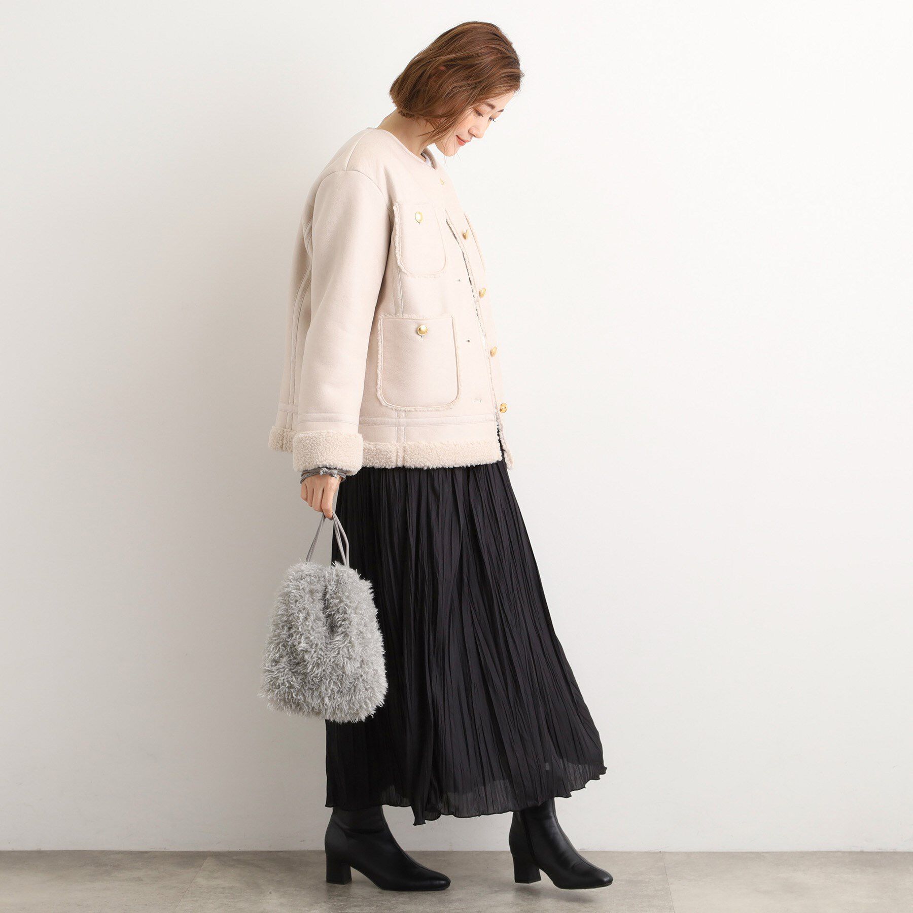 grove「プードル巾着チェーンショルダー」|ショルダー・メッセンジャー|