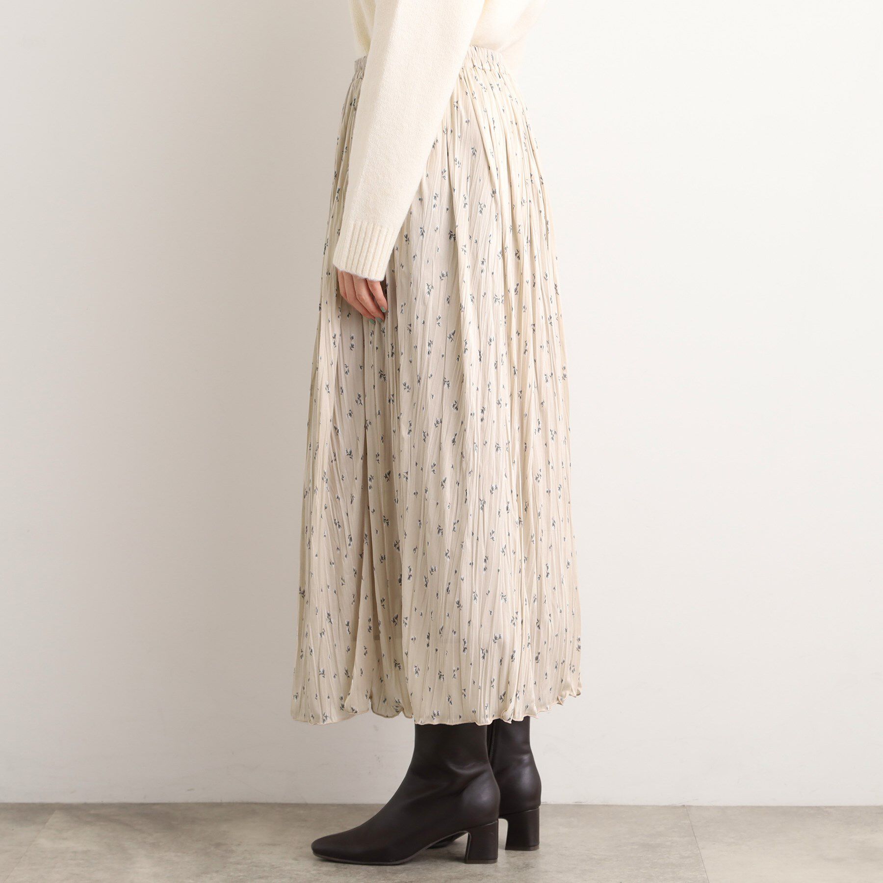 grove「花柄アソートプリーツスカート」|スカート|