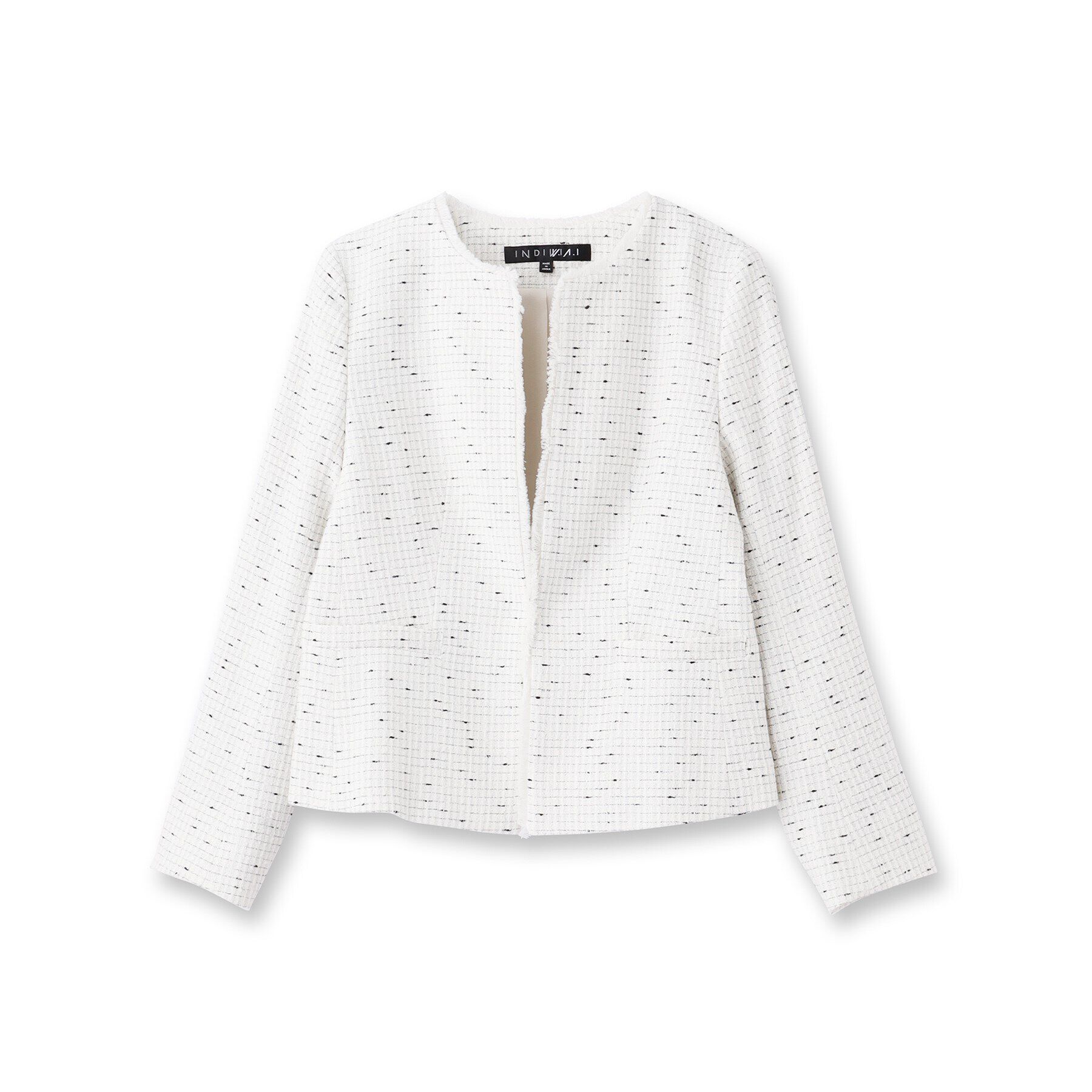 INDIVI「【日本製／オリジナル素材】ツィードジャケット」|スーツ|