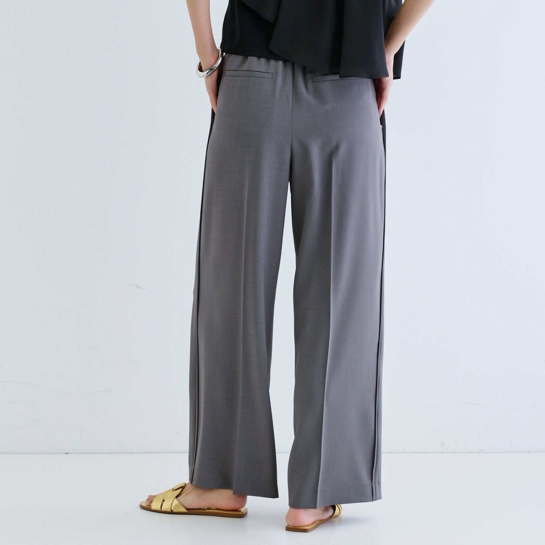 GALLEST「【セットアップ対応】イージーストレートワイドパンツ【カセット服／オケージョン／通勤】」|その他|