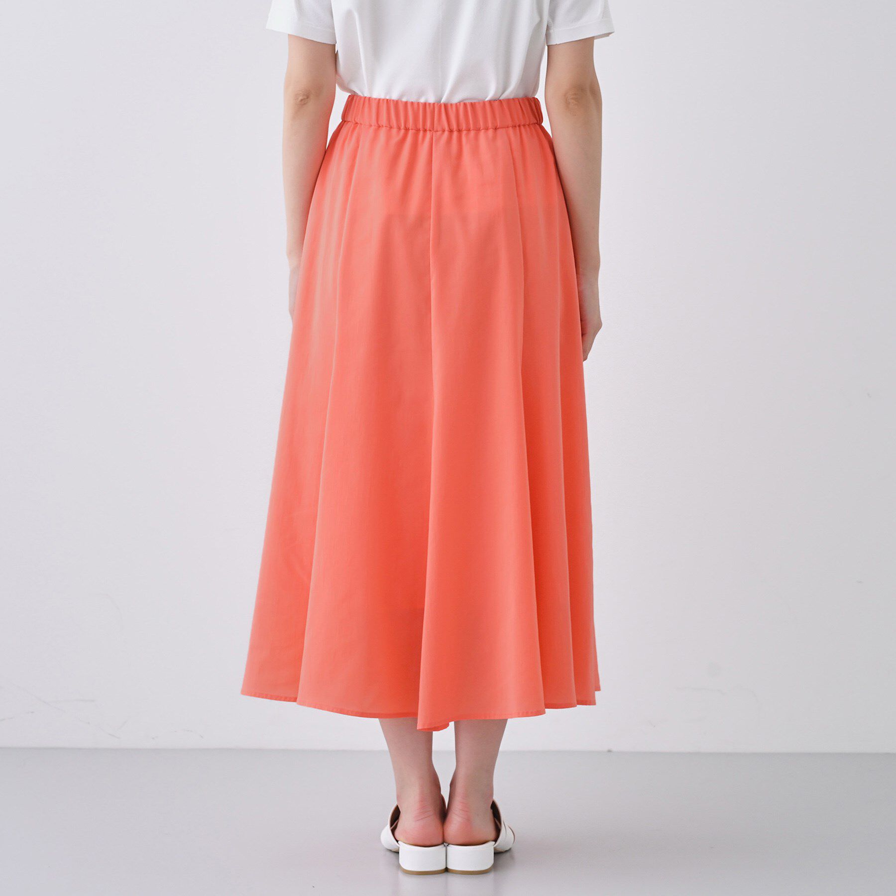 INDIVI「【通気性◎撥水／接触冷感／UVケア】ナローフレアスカート」|スカート|