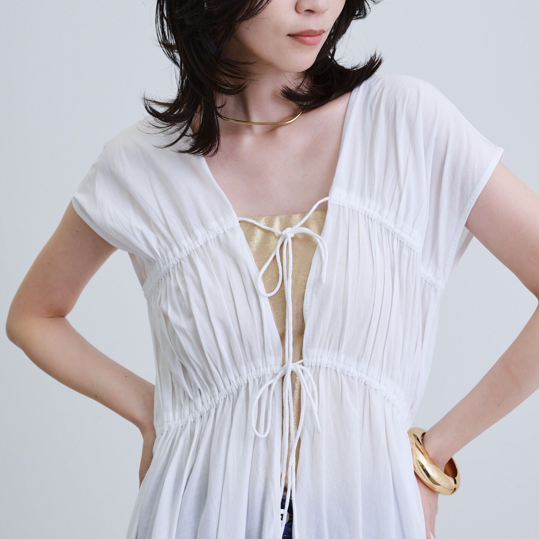 GALLEST「コットンレースワンピース」|ワンピース|