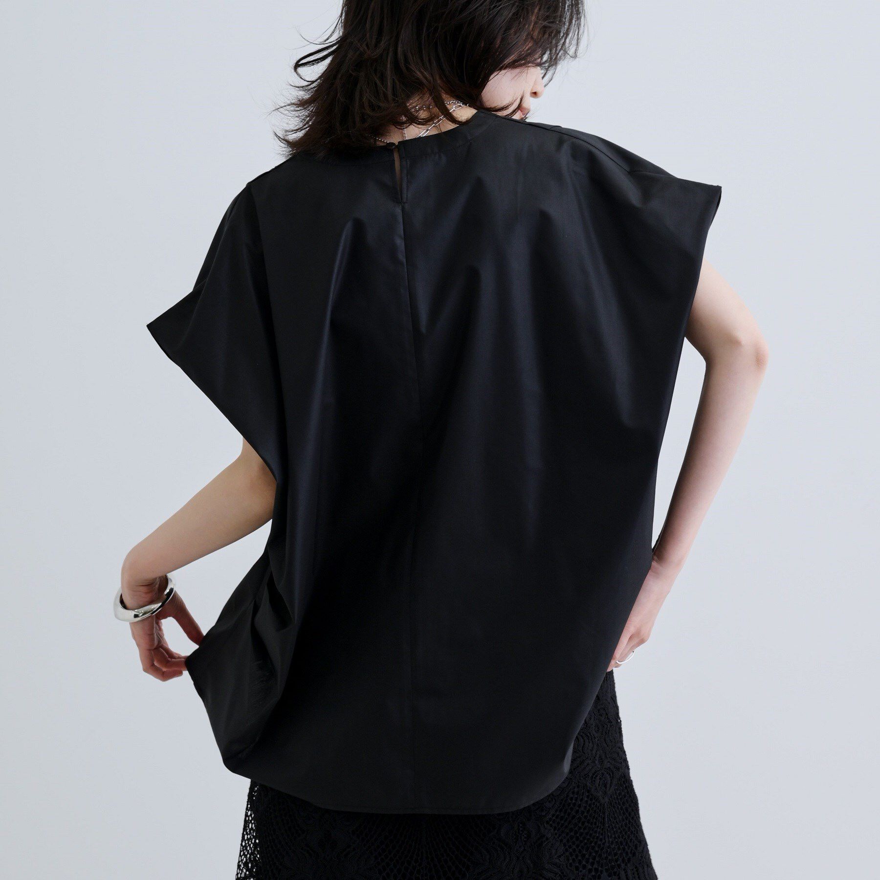 GALLEST「スリーブレスタックブラウス」|シャツ・ブラウス|