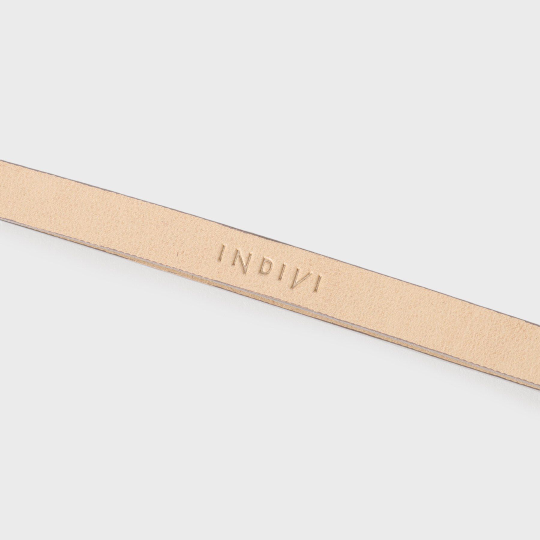 INDIVI「【合皮／10mm幅】フックベルト」|ベルト|